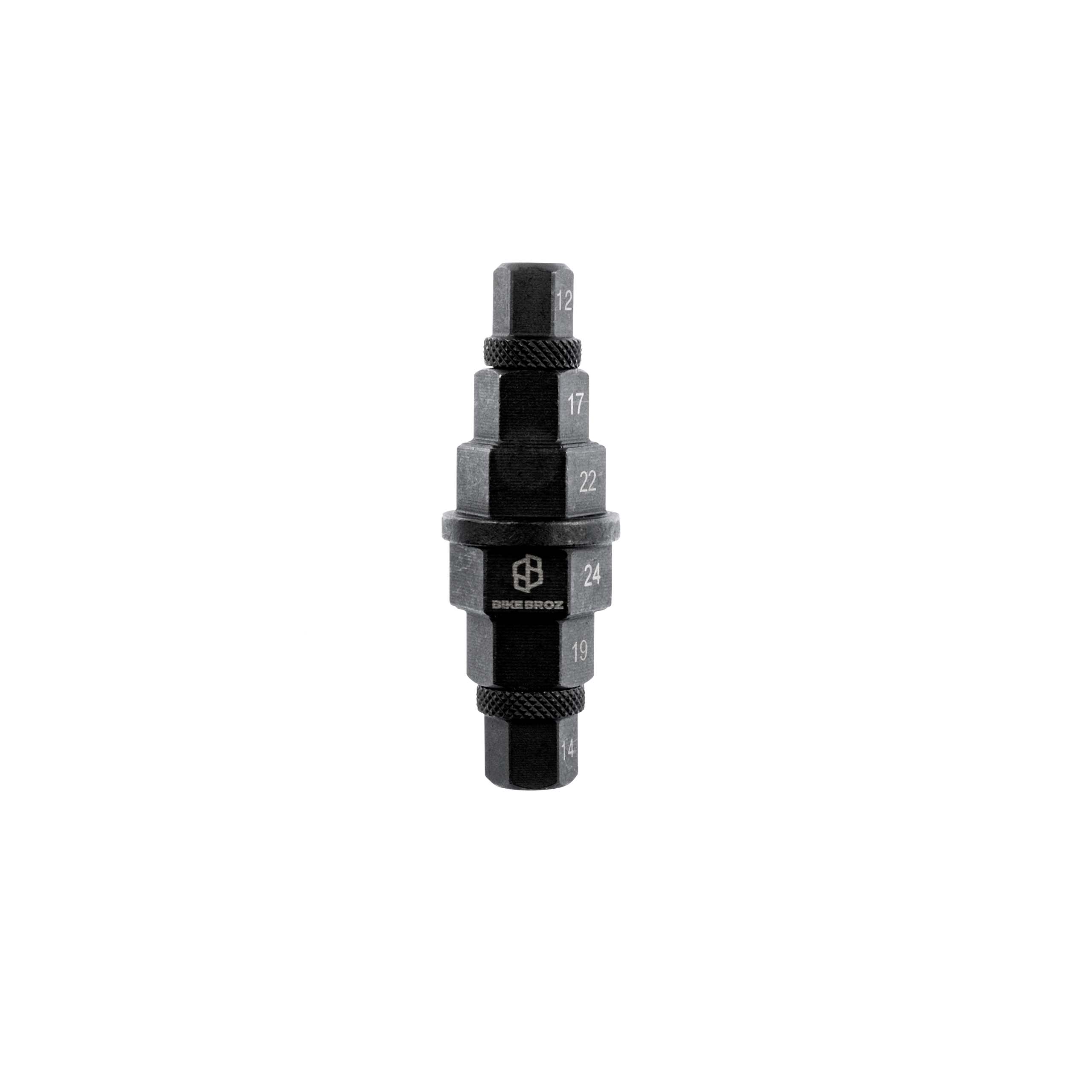 BikeBroz Spindle Key Innensechskant 6in1: SW12/14/17/19/22/24 mm - Motorradzubehör - Werkzeuge