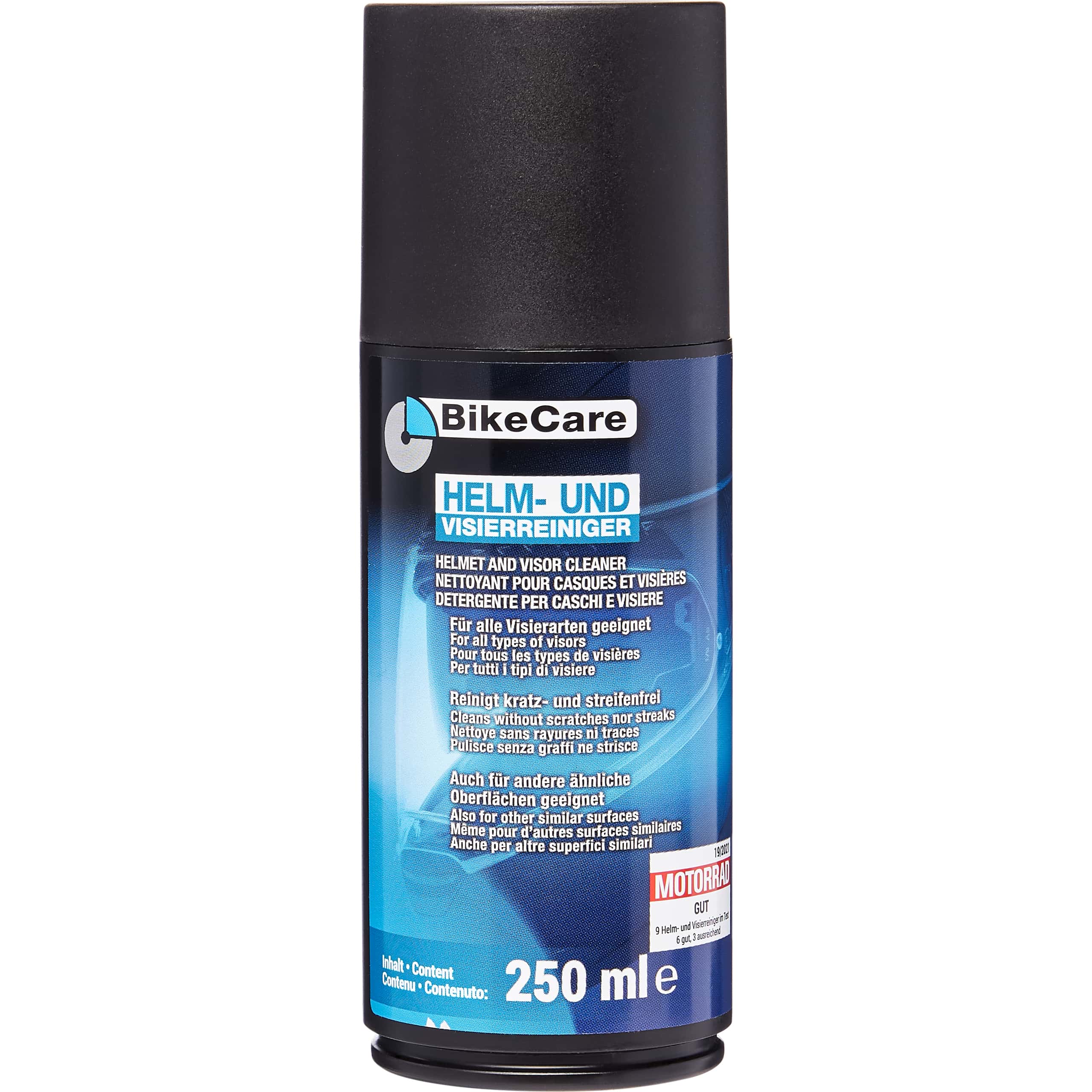 BikeCare Helm und Visierreiniger 250ml - Motorradzubehör - Reinigung & Pflege
