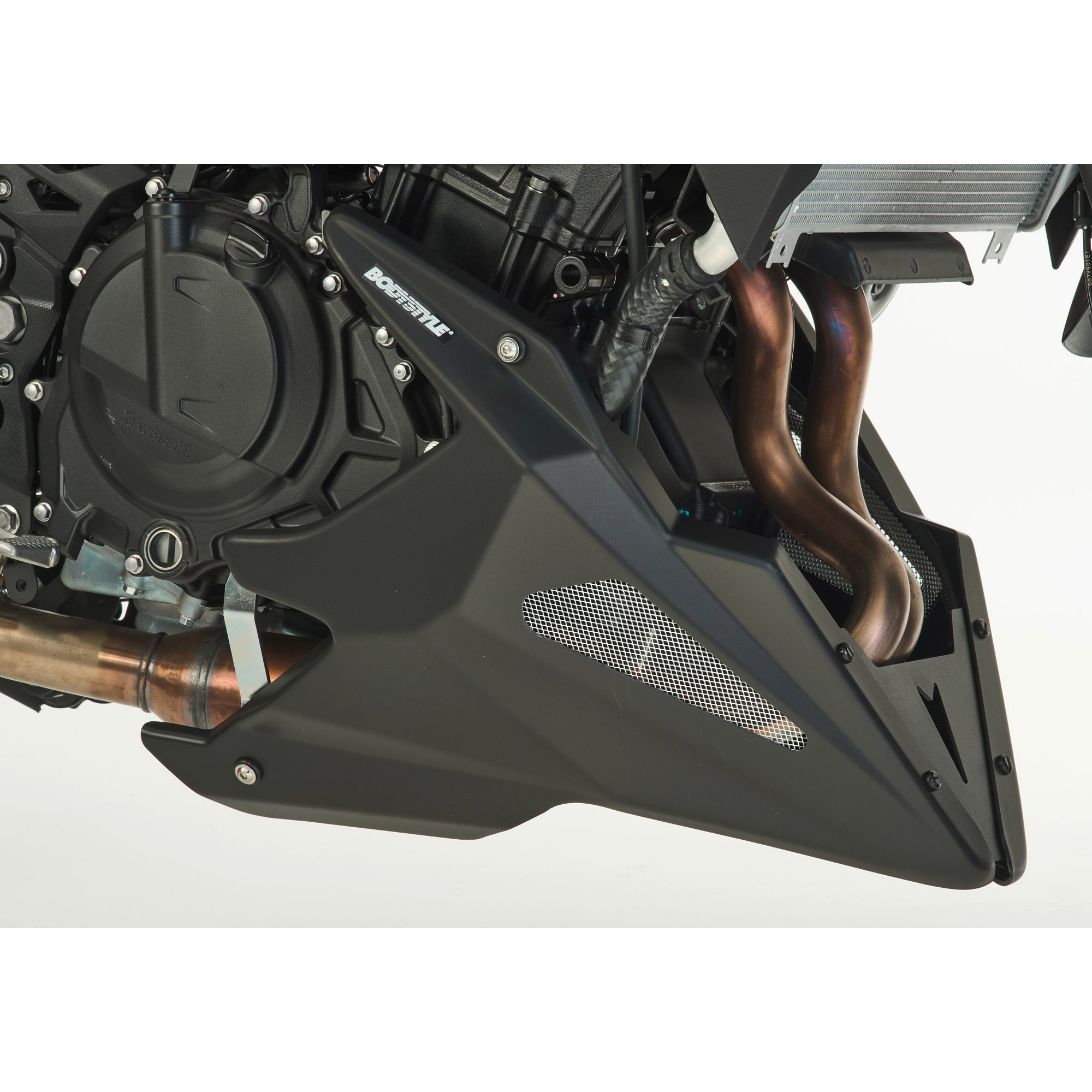 Bodystyle Hinterradabdeckung Raceline schwarz matt für Kawa Z 400/500 - Motorradteile & Ersatzteile - Verkleidungen & Abdeckungen