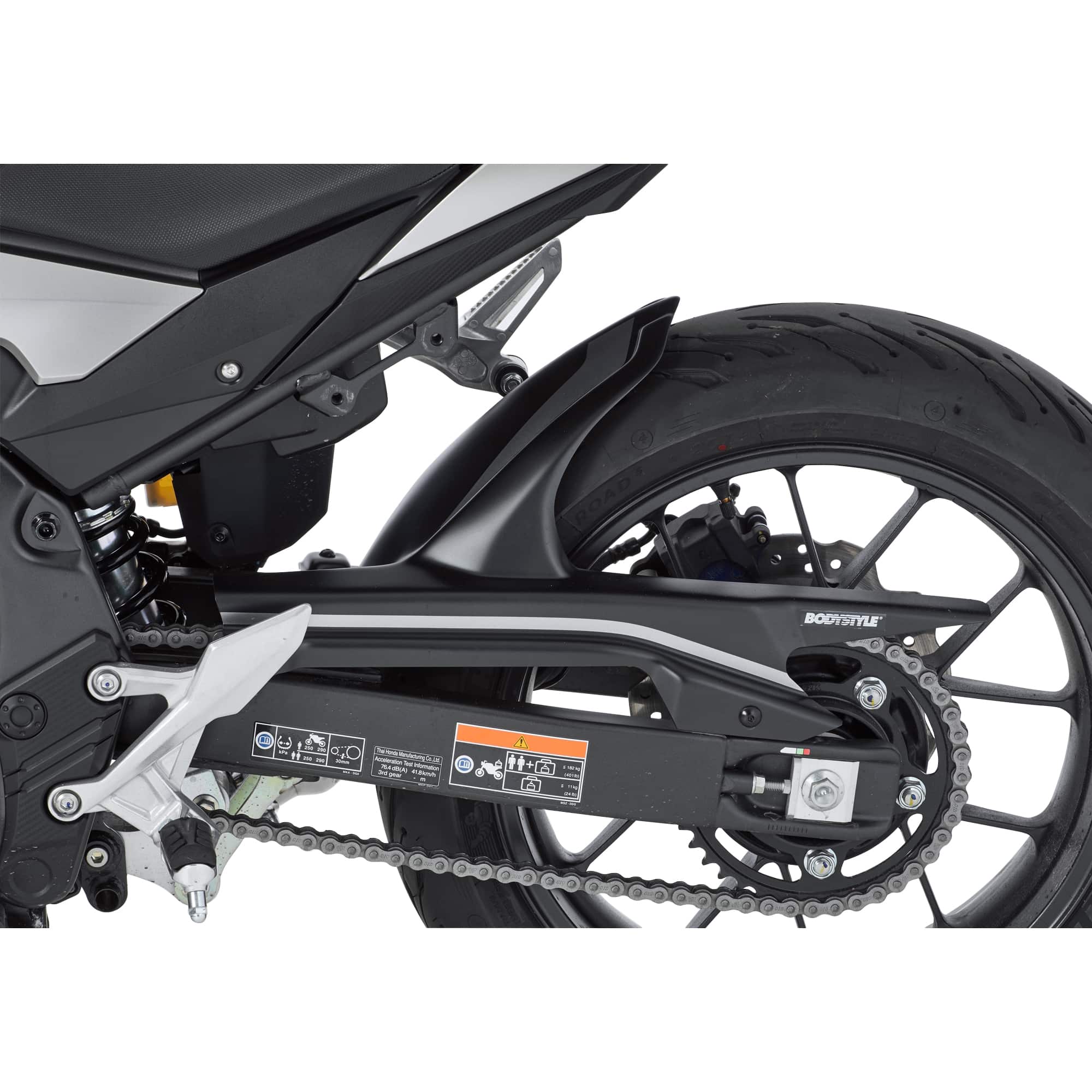 Bodystyle Hinterradabdeckung Sportsline 6529711 matt schwarz für Honda - Motorradteile & Ersatzteile - Verkleidungen & Abdeckungen