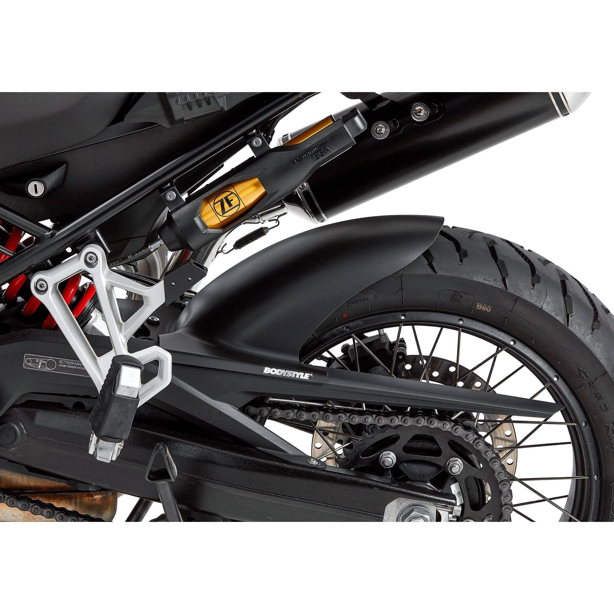 Bodystyle Hinterradabdeckung Sportsline 6580150 matt schwarz für BMW - Motorradteile & Ersatzteile - Verkleidungen & Abdeckungen