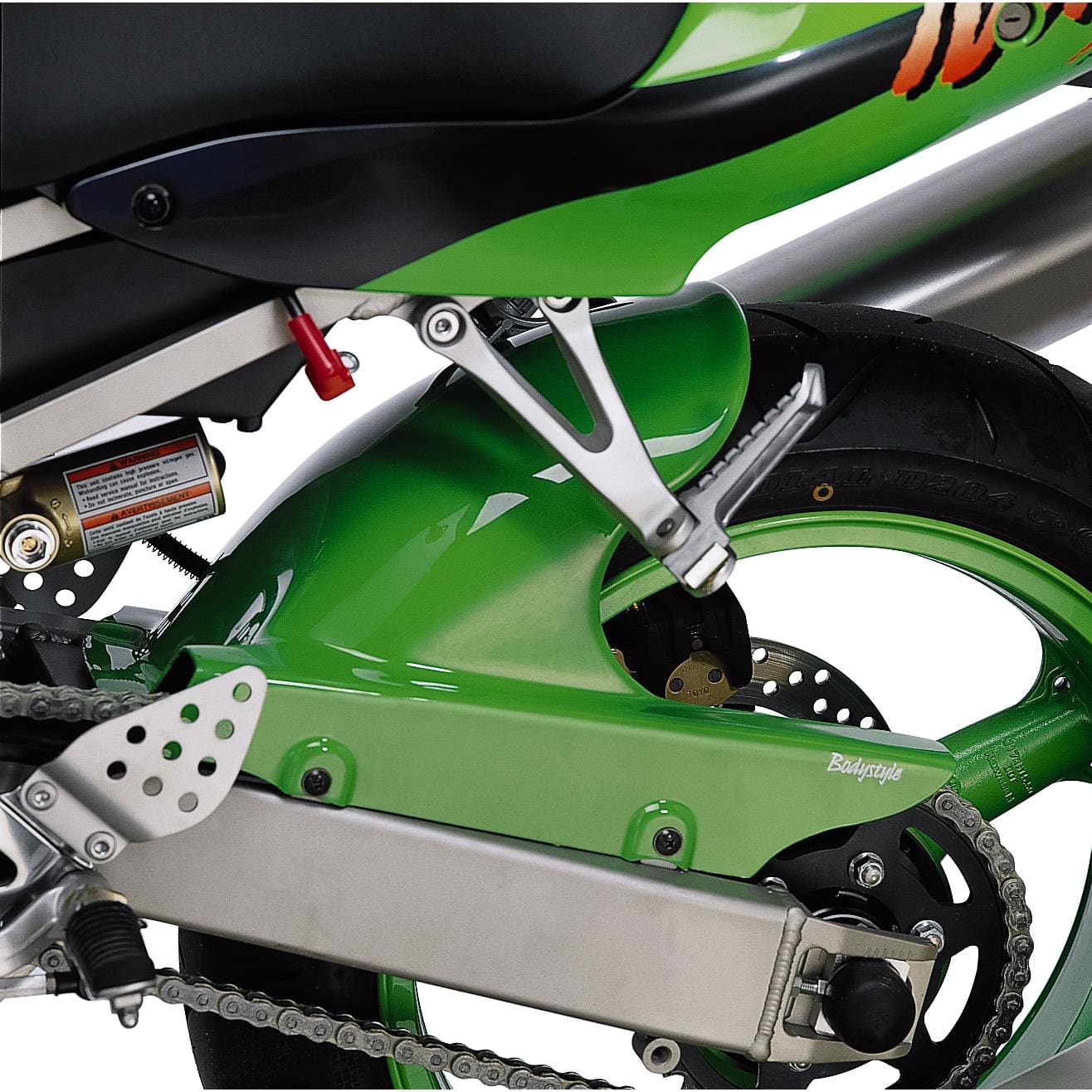 Bodystyle Hinterradabdeckung Sportsline ZX-6 R 98 bis 99 unlackiert - Motorradteile & Ersatzteile - Verkleidungen & Abdeckungen