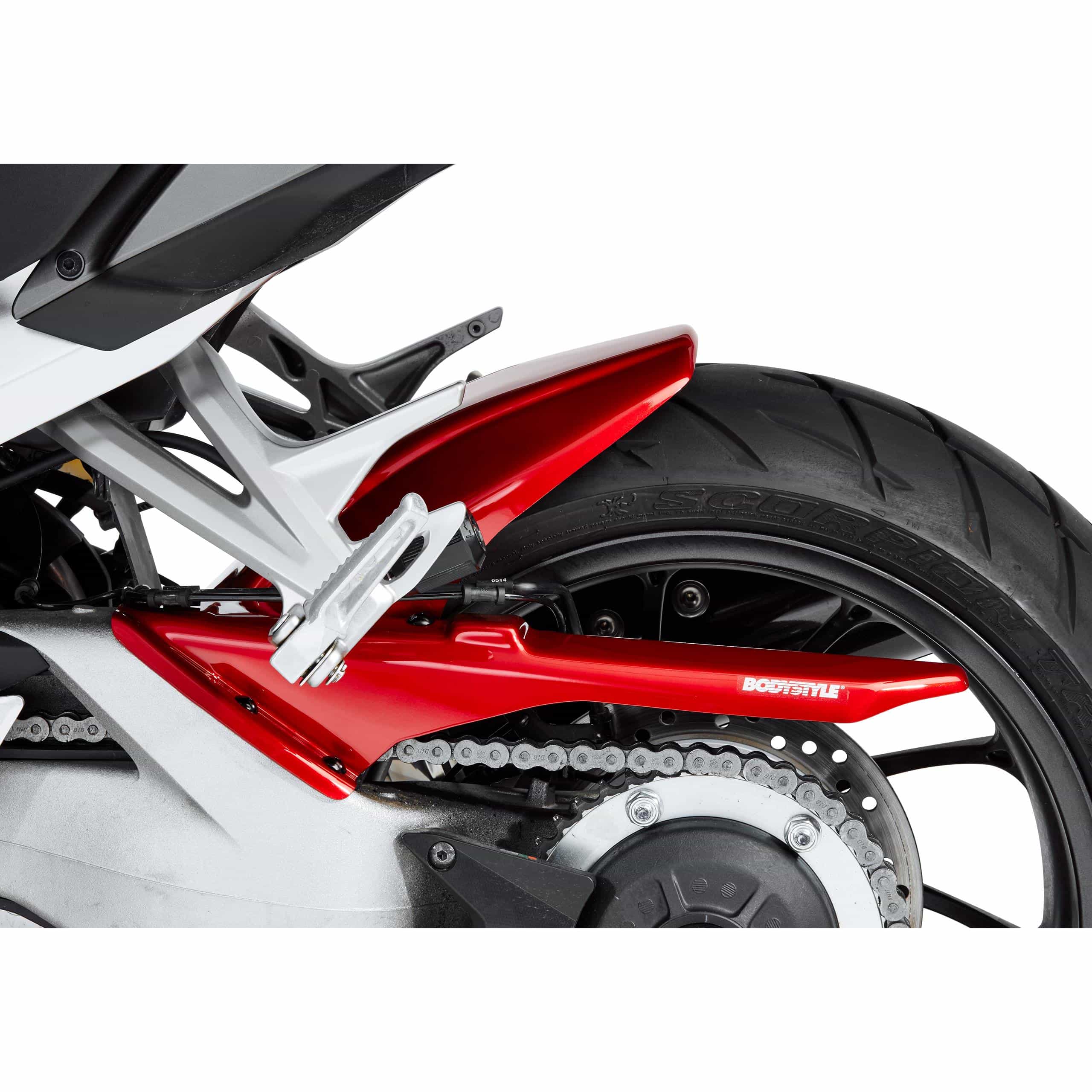 Bodystyle Hinterradabdeckung Sportsline für Crossrunner rot R305C - Motorradteile & Ersatzteile - Verkleidungen & Abdeckungen