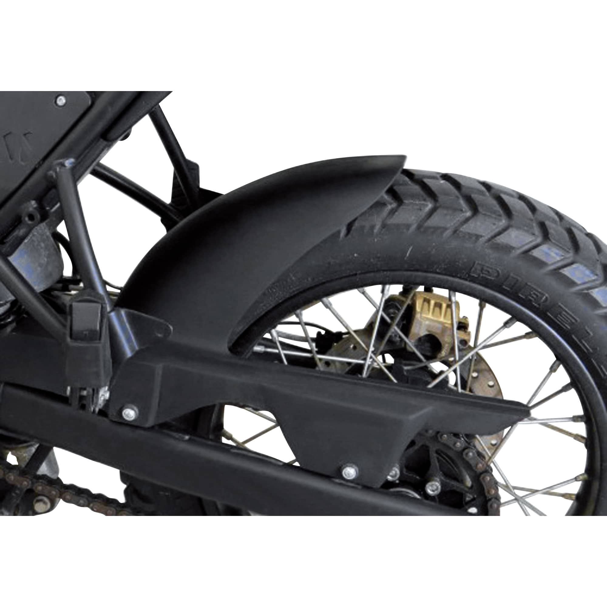 Bodystyle Hinterradabdeckung Sportsline schwarz für Enfield Himalayan - Motorradteile & Ersatzteile - Verkleidungen & Abdeckungen