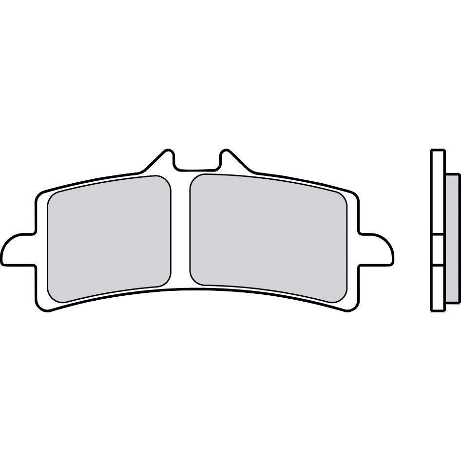 Brembo Bremsbeläge Sintermetall 07BB37.93 wie OEM 102