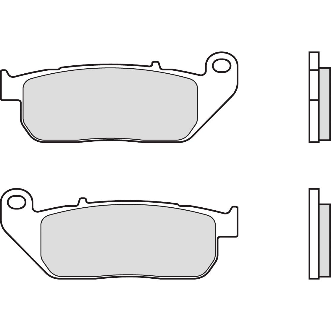 Brembo Bremsbeläge Sintermetall 07HD13.SA vorne 101