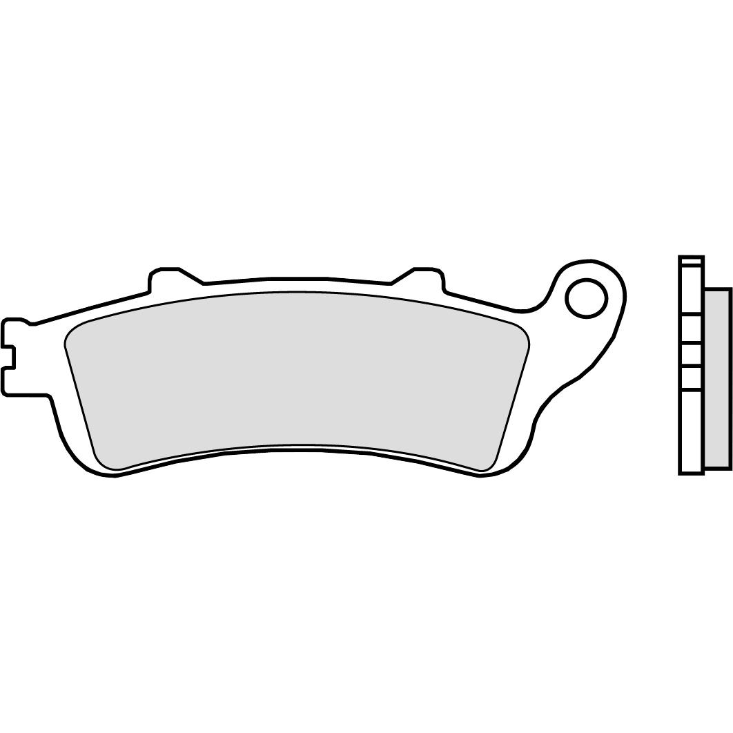 Brembo Bremsbeläge Sintermetall 07HO43.SP hinten 115x40