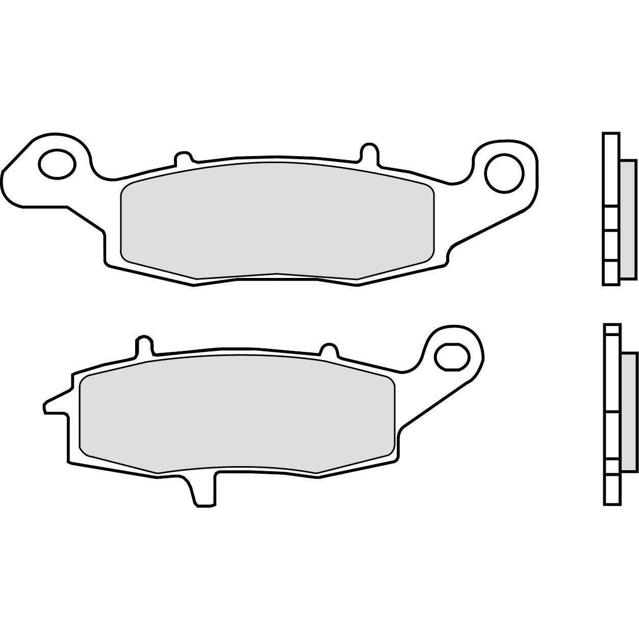 Brembo Bremsbeläge Sintermetall 07KA18.SA 133