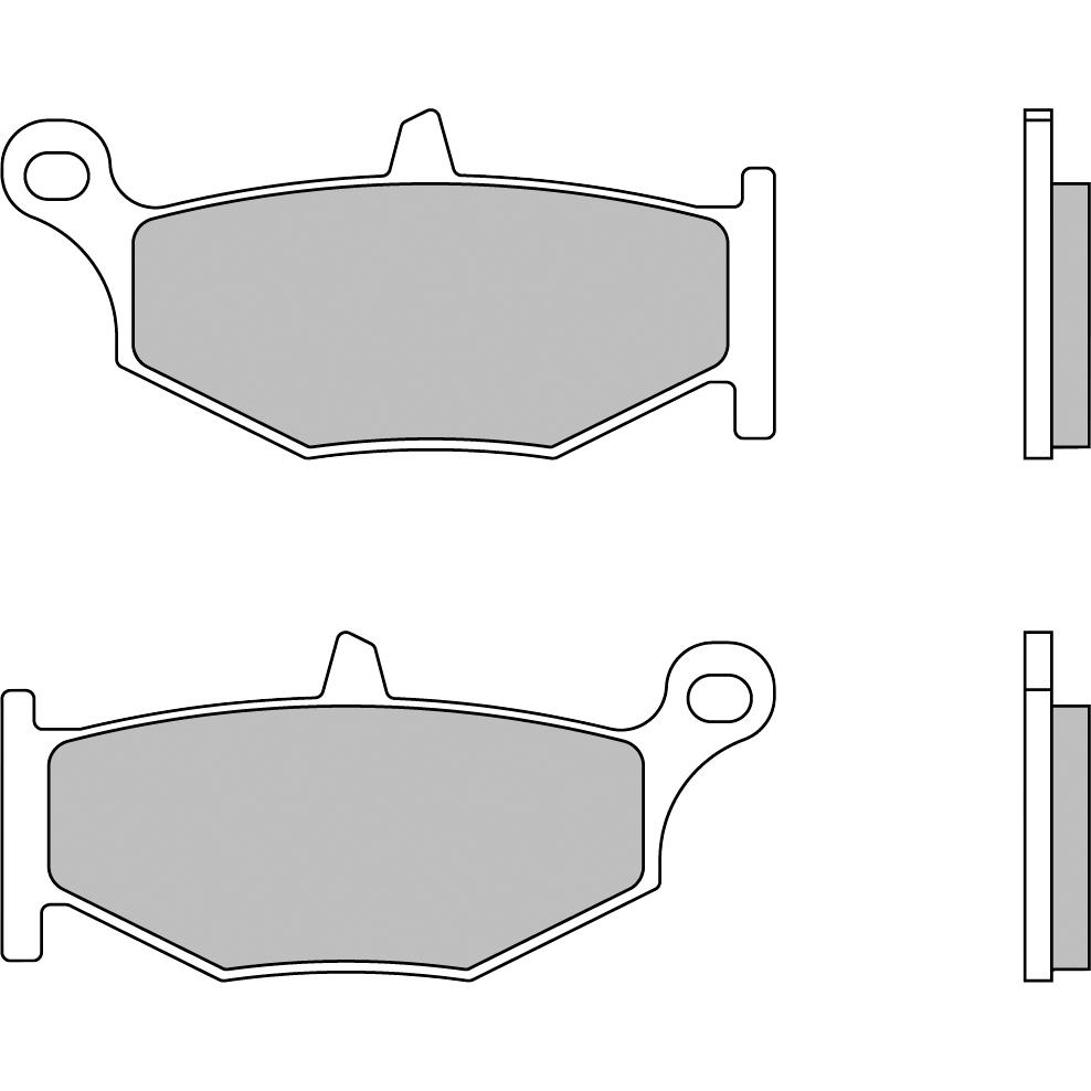 Brembo Bremsbeläge Sintermetall 07SU32.SP hinten 88