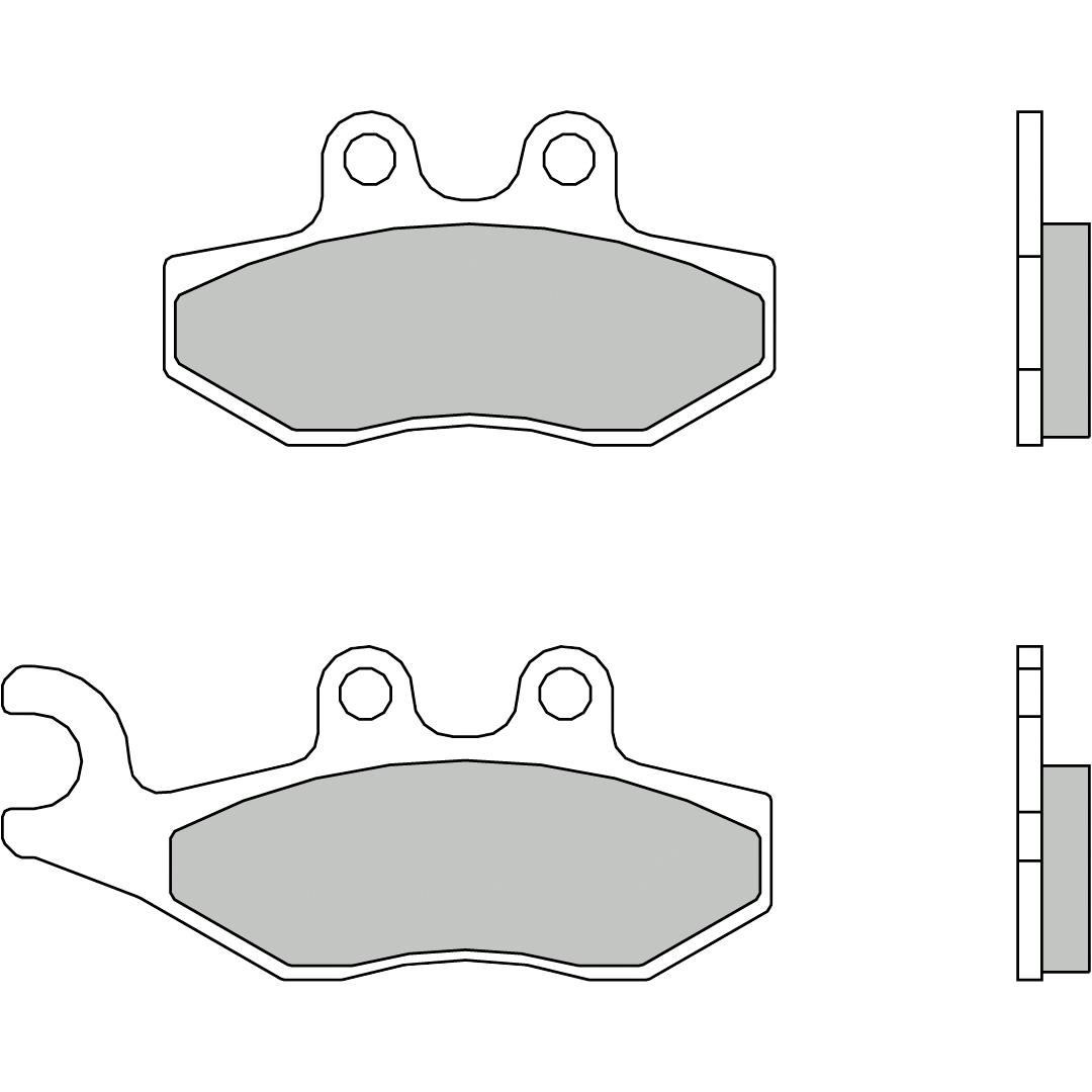 Brembo Bremsbeläge organisch 07056.CC 96