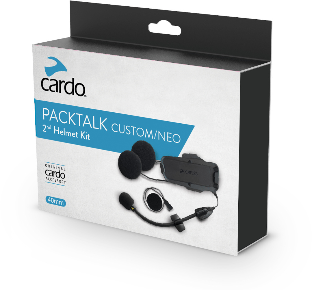 Cardo Packtalk Neo/Custom 2nd Helmet Kit - Motorradzubehör - Multimedia
