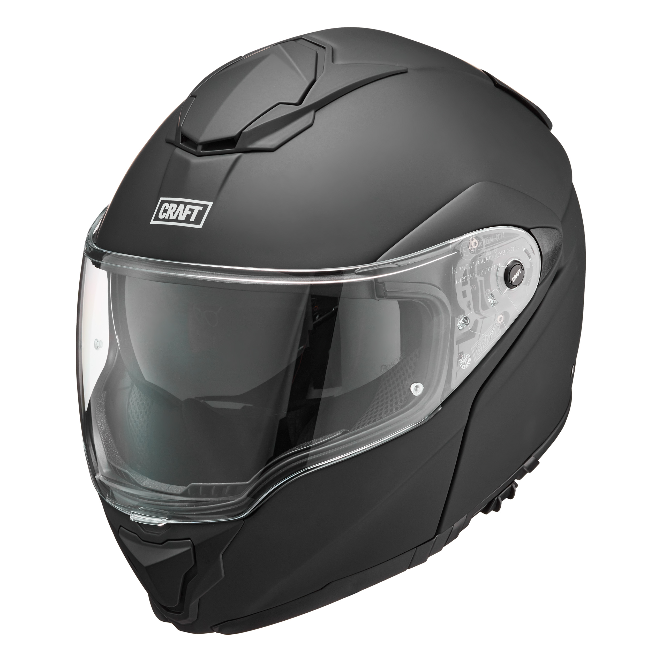 Craft Fiberglas Klapphelm Tour mattschwarz L - Helme & Brillen - Touring Helme & Brillen