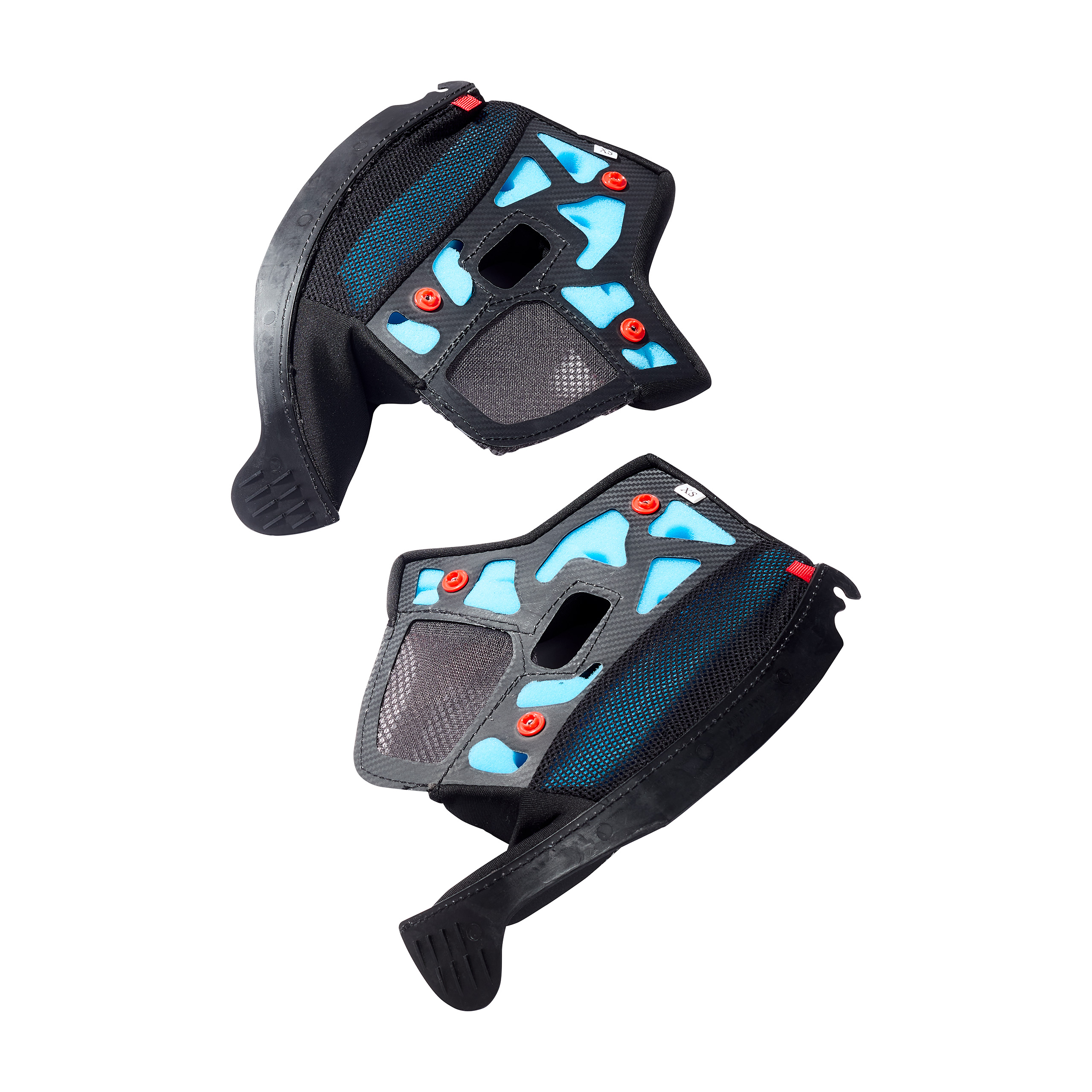 Craft Wangenpolster Endurohelm schwarz XS (40 mm) - Helme & Brillen - Motorradhelme Zubehör