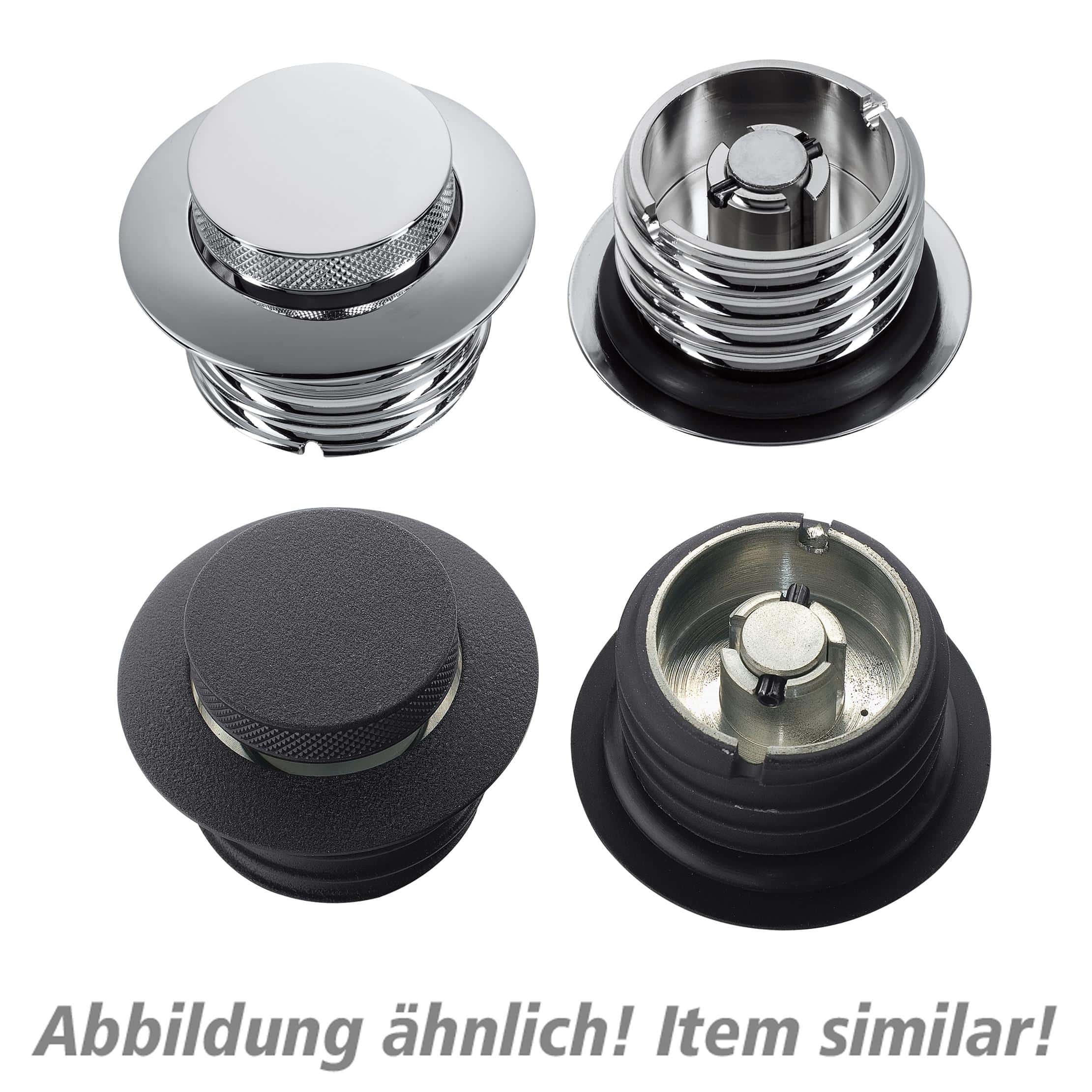 Custom Chrome Europe Pop-Up Tankdeckel Harley 1982 bis 1995 BL chrom - Motorradteile & Ersatzteile - Verkleidungen & Abdeckungen