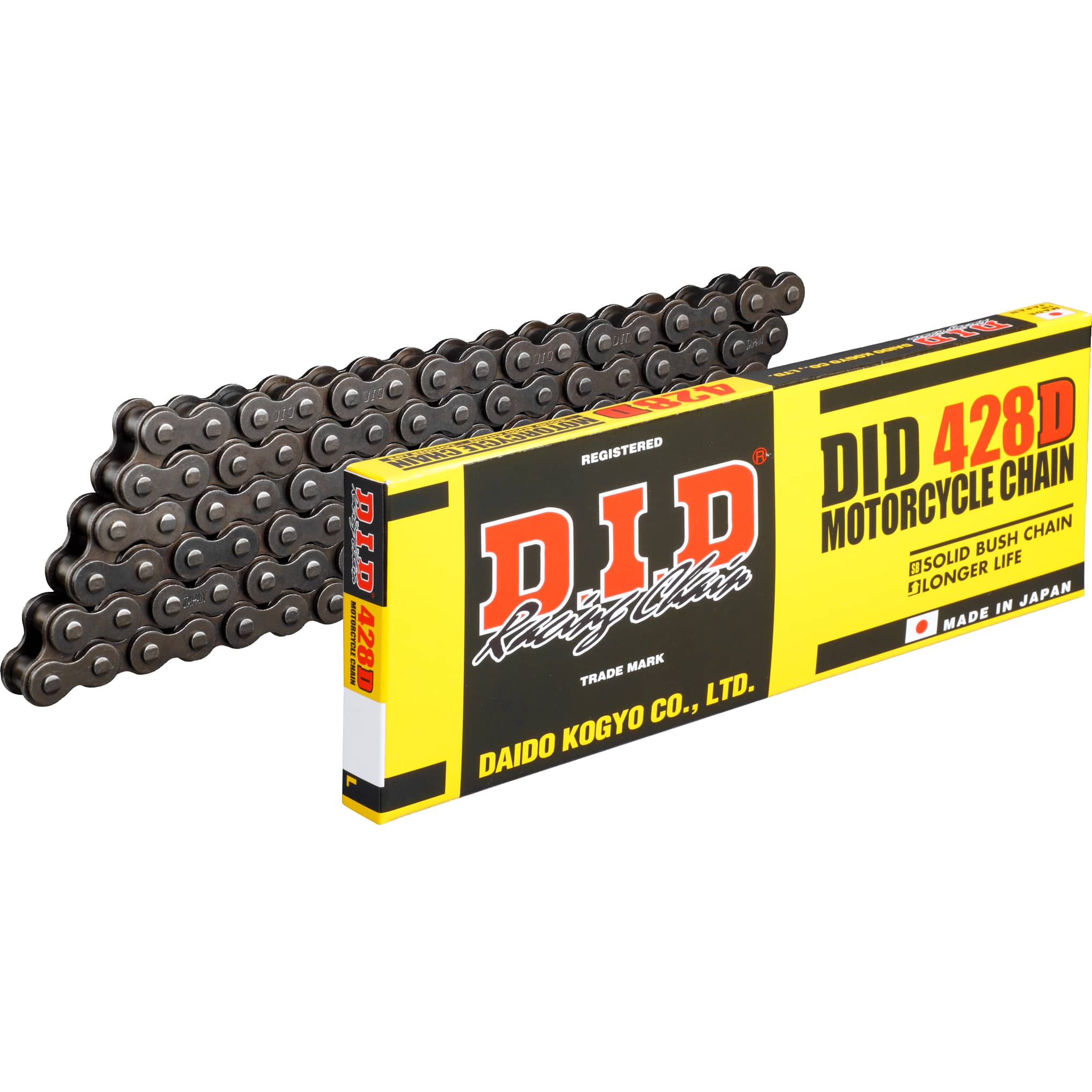 D.I.D. Kettenkit 428D Clip 14/41/124 für Suzuki GN 125 1997-1999 - Motorradteile & Ersatzteile - Kraftübertragung