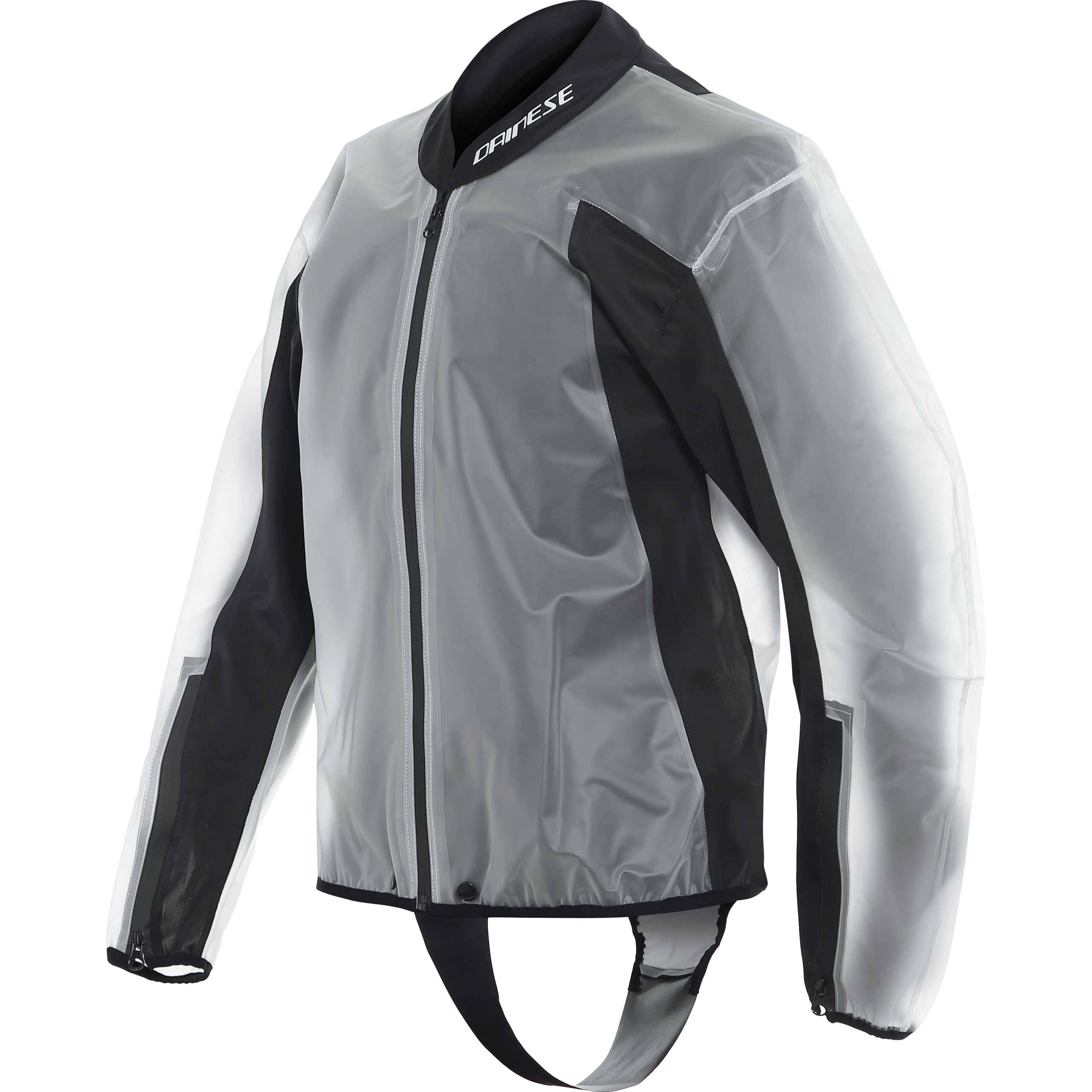 Dainese Rain Body Racing 2 Regenjacke transparent schwarz XXL - Motorradbekleidung - Wetterschutzkleidung