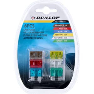 Dunlop Flachsicherungen 6-teilig - Motorradteile & Ersatzteile - Elektrik