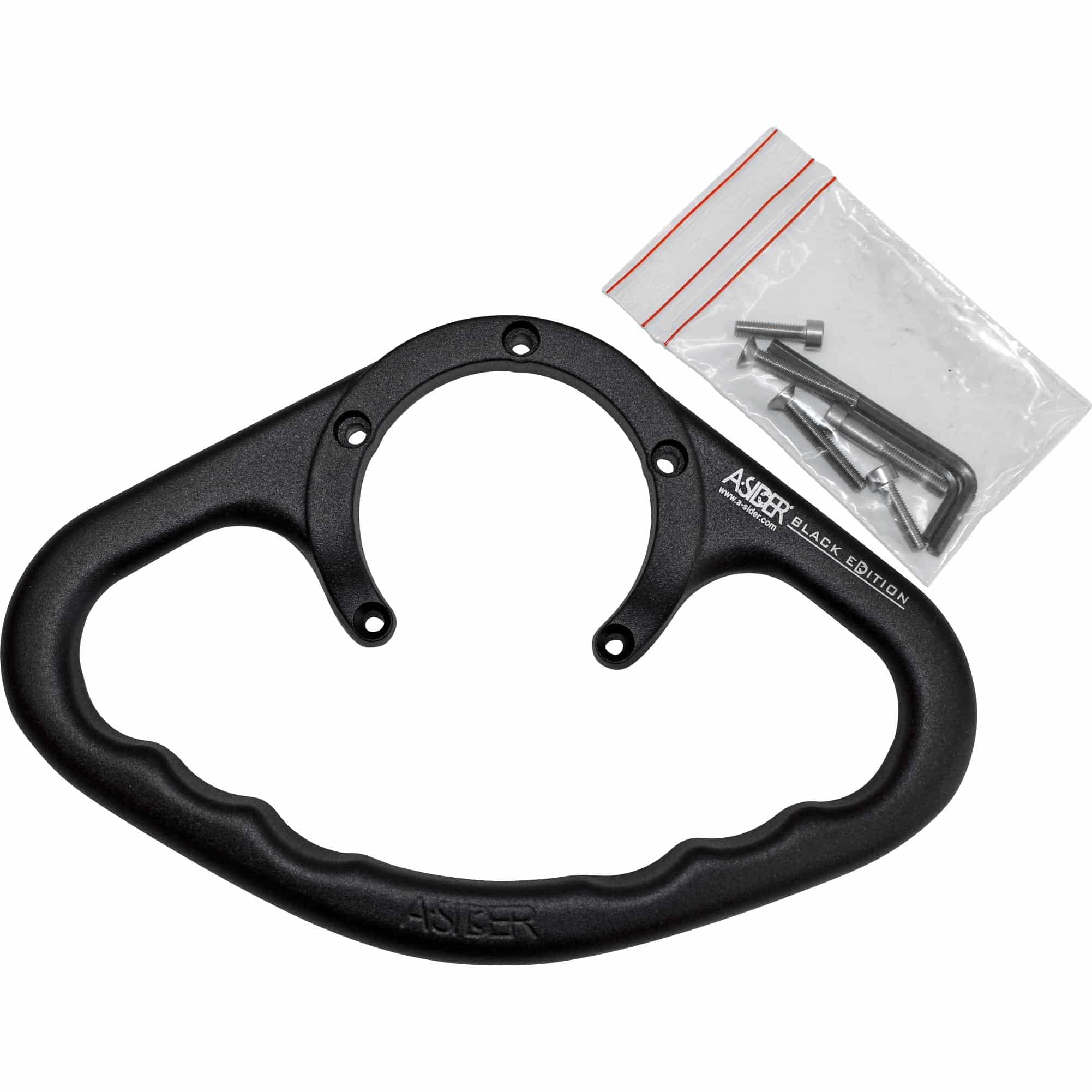 DuoDrive Beifahrerhaltegriff 5 Schrauben DR 01 B mattschwarz - Motorradteile & Ersatzteile - Lenker