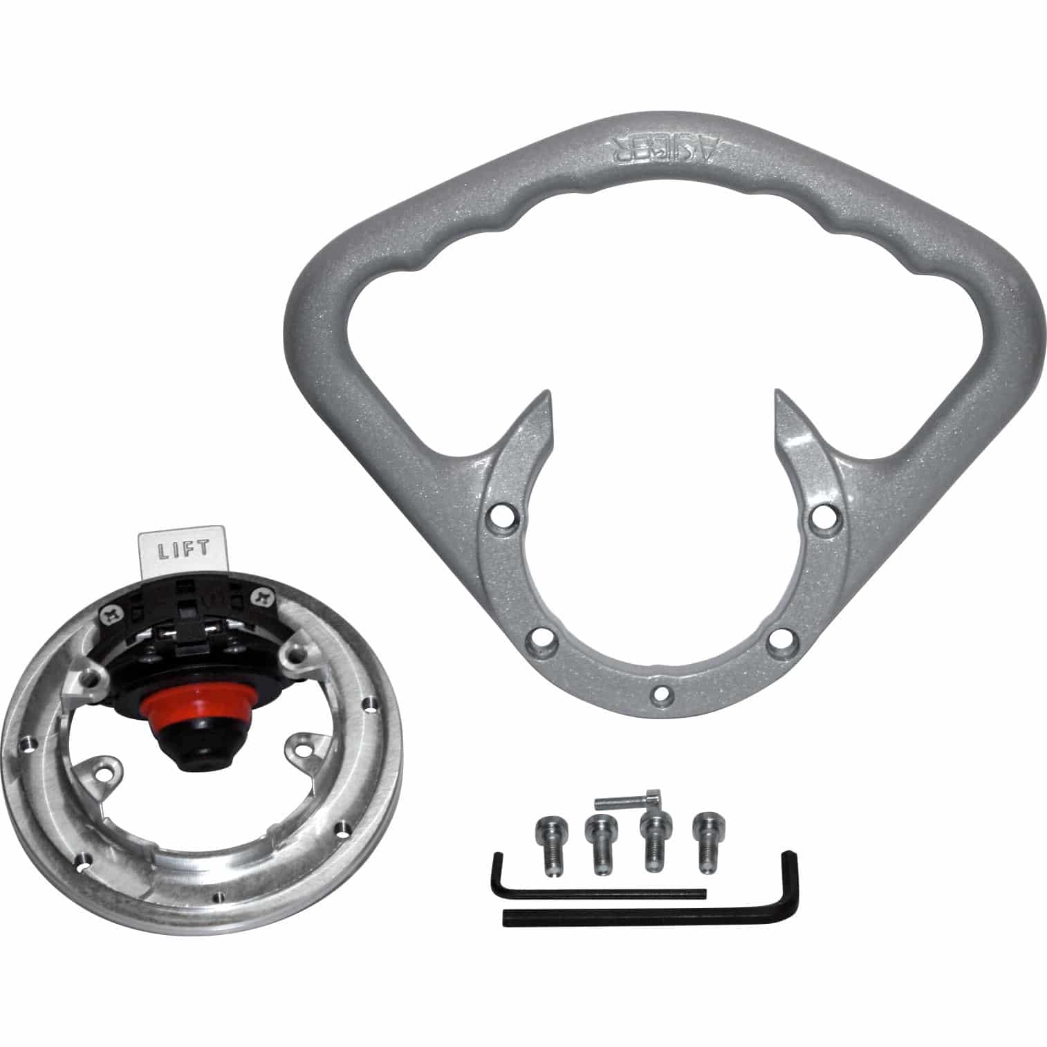 DuoDrive Beifahrerhaltegriff ohne Schrauben BR 02 S silber - Motorradteile & Ersatzteile - Lenker