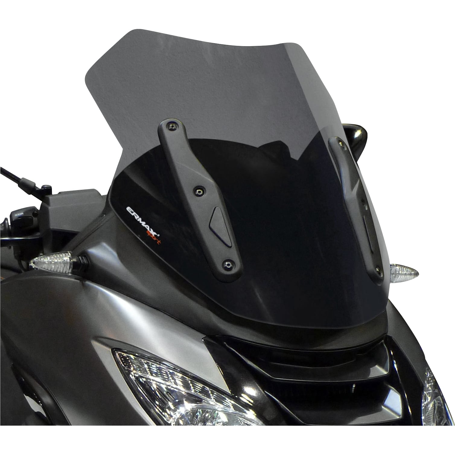 Ermax Scheibe Sport schwarz für Peugeot Metropolis 400 2021- - Motorradteile & Ersatzteile - Anbauteile