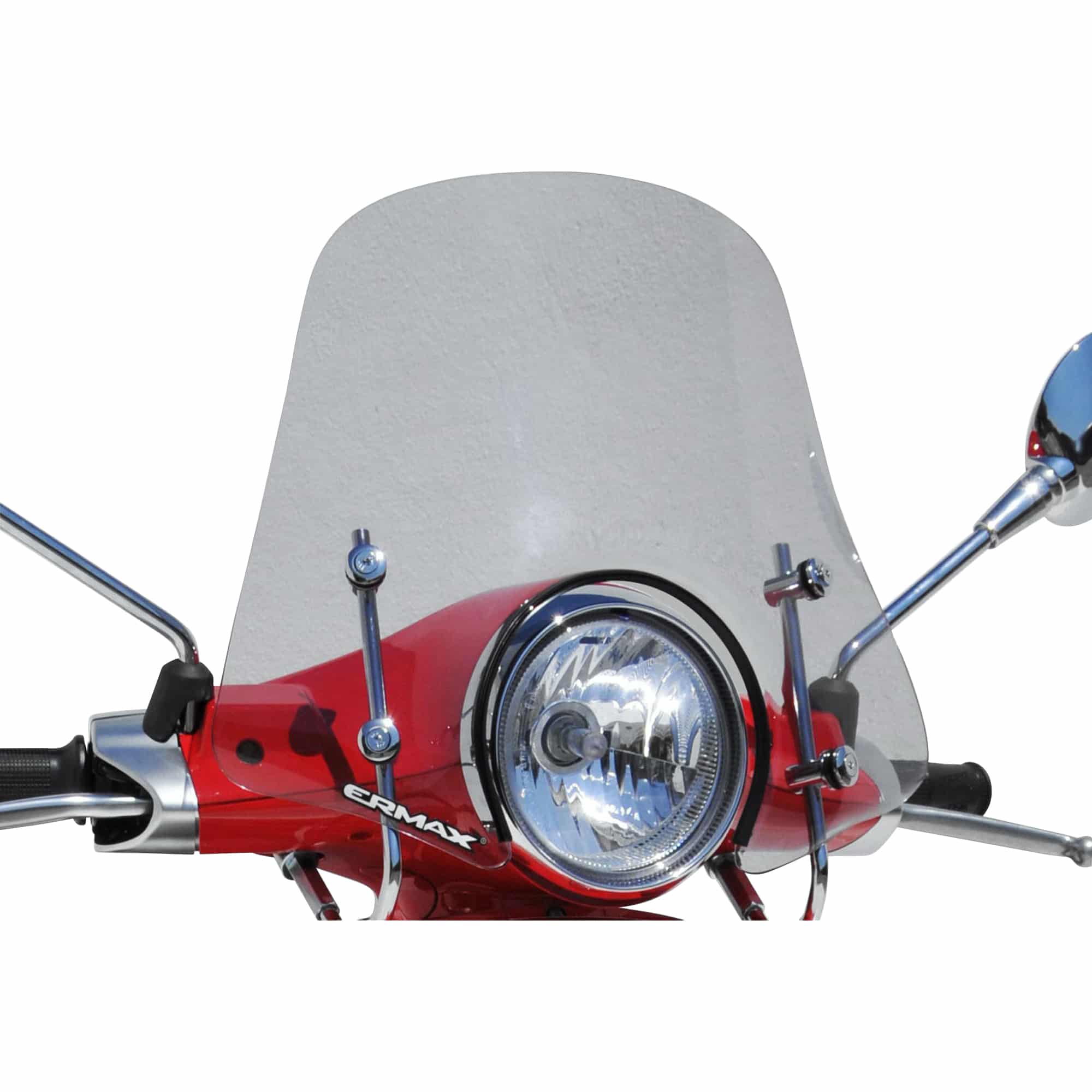 Ermax Scooter Scheibe Sportivo klar für Vespa Primavera 50/125/150 - Motorradteile & Ersatzteile - Anbauteile