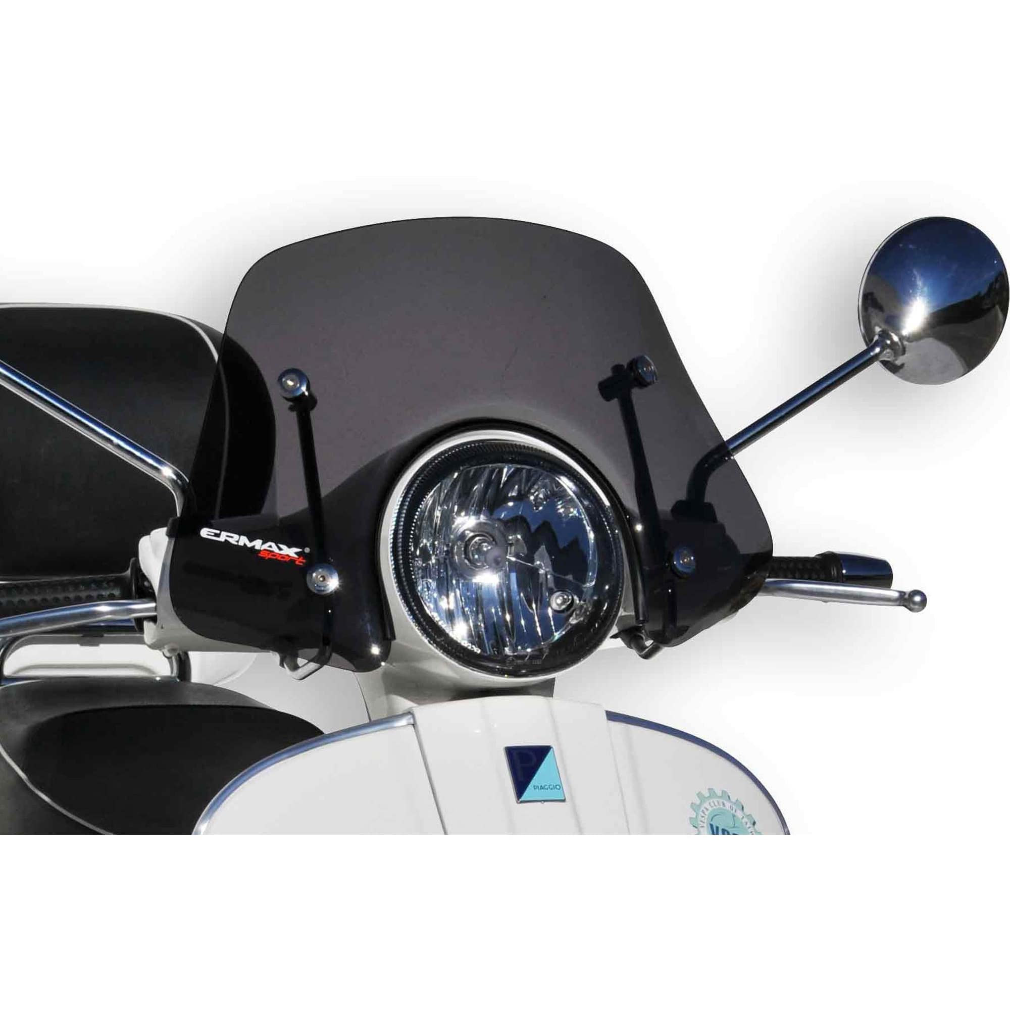 Ermax Windschutzscheibe Scooter für GTS 125/250/300 2008-2022 schw - Motorradteile & Ersatzteile - Anbauteile