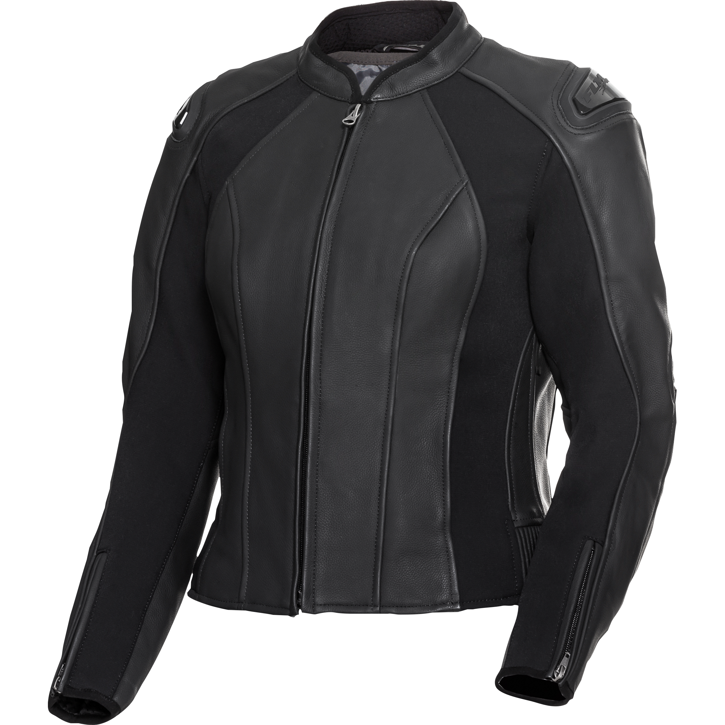 FLM Brooklands Damen Lederjacke schwarz 40 - Motorradbekleidung - Motorradjacken