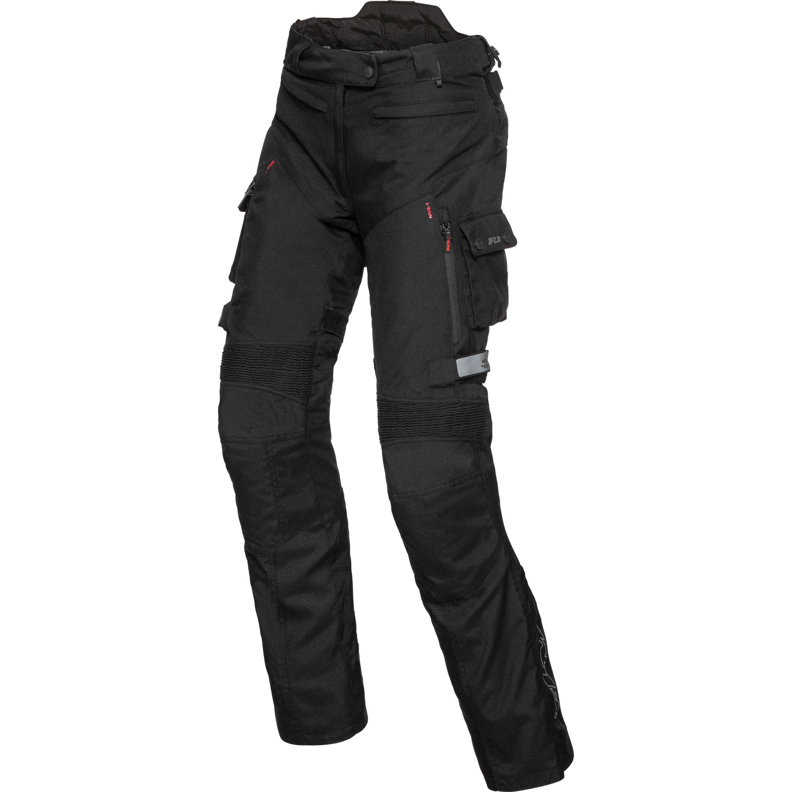 FLM Damen Reise Textilhose 2.1 schwarz L - Motorradbekleidung - Touring Motorradbekleidung