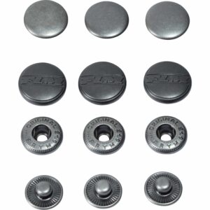 FLM Druckknopf anthrazit 16 mm - Motorradbekleidung - Zubehör & Accessoires