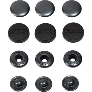FLM Druckknopf schwarz (gummi) 16 mm - Motorradbekleidung - Zubehör & Accessoires