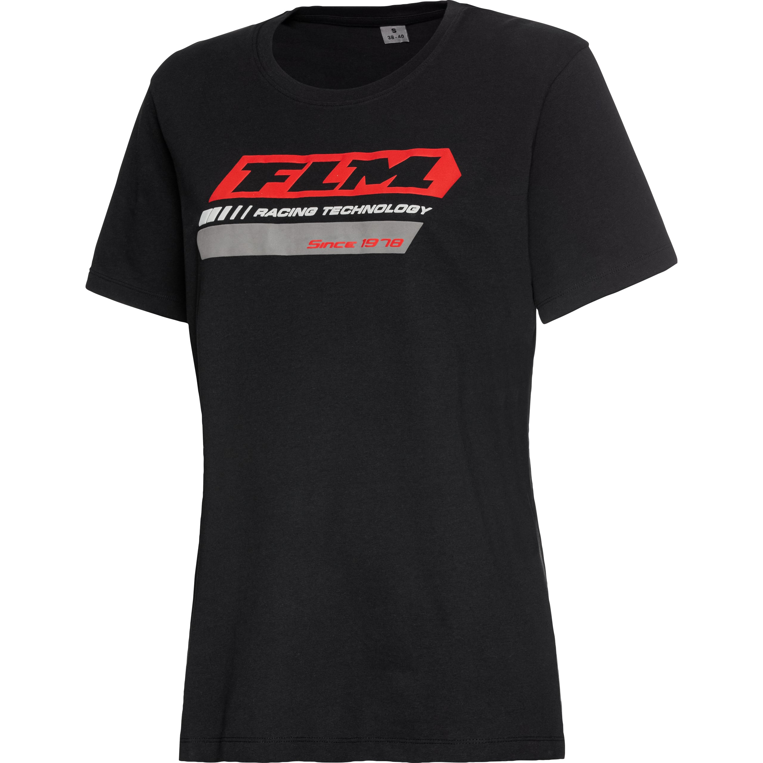 FLM Jodie Damen T-Shirt schwarz L - Motorradbekleidung - Freizeitbekleidung