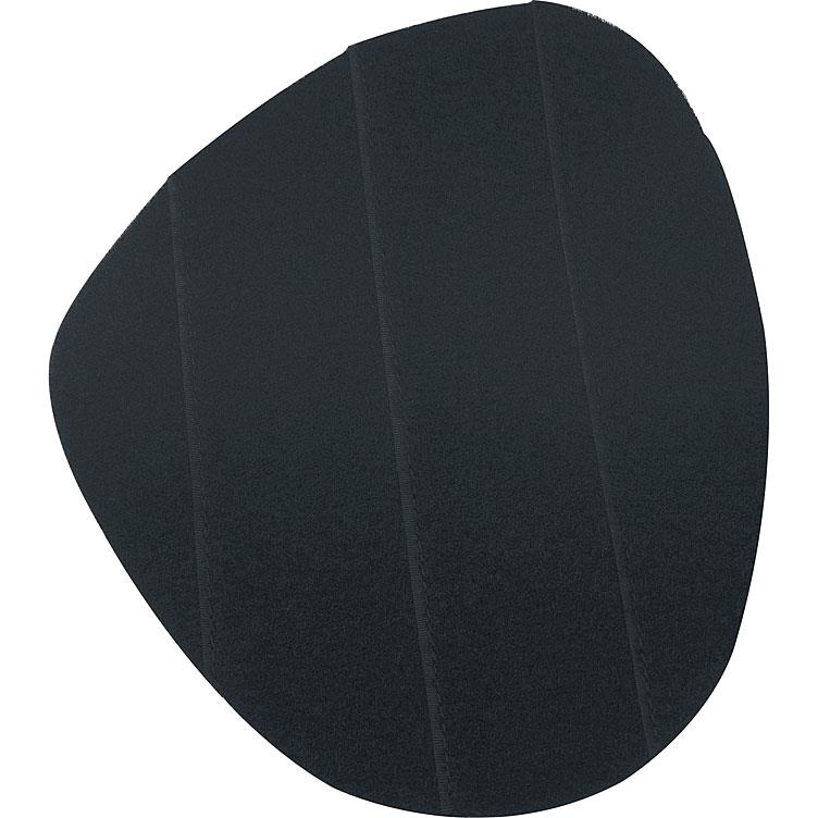 FLM Klettflächen für Knieschleifer 1.0 schwarz Universal - Motorradbekleidung - Motorradkombis