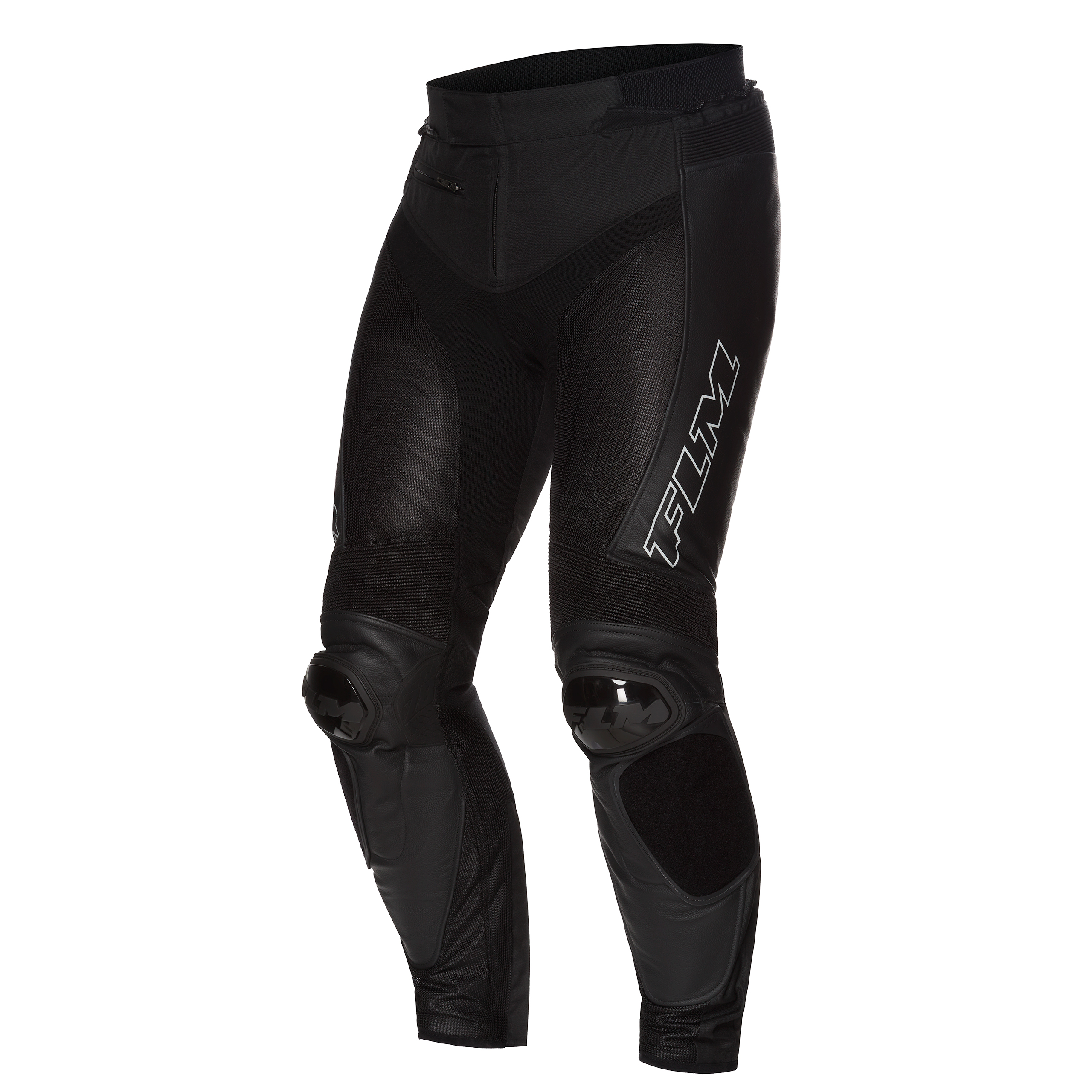 FLM Mugello Air Leder-/Textilhose schwarz 56 - Motorradbekleidung - Motorradhosen