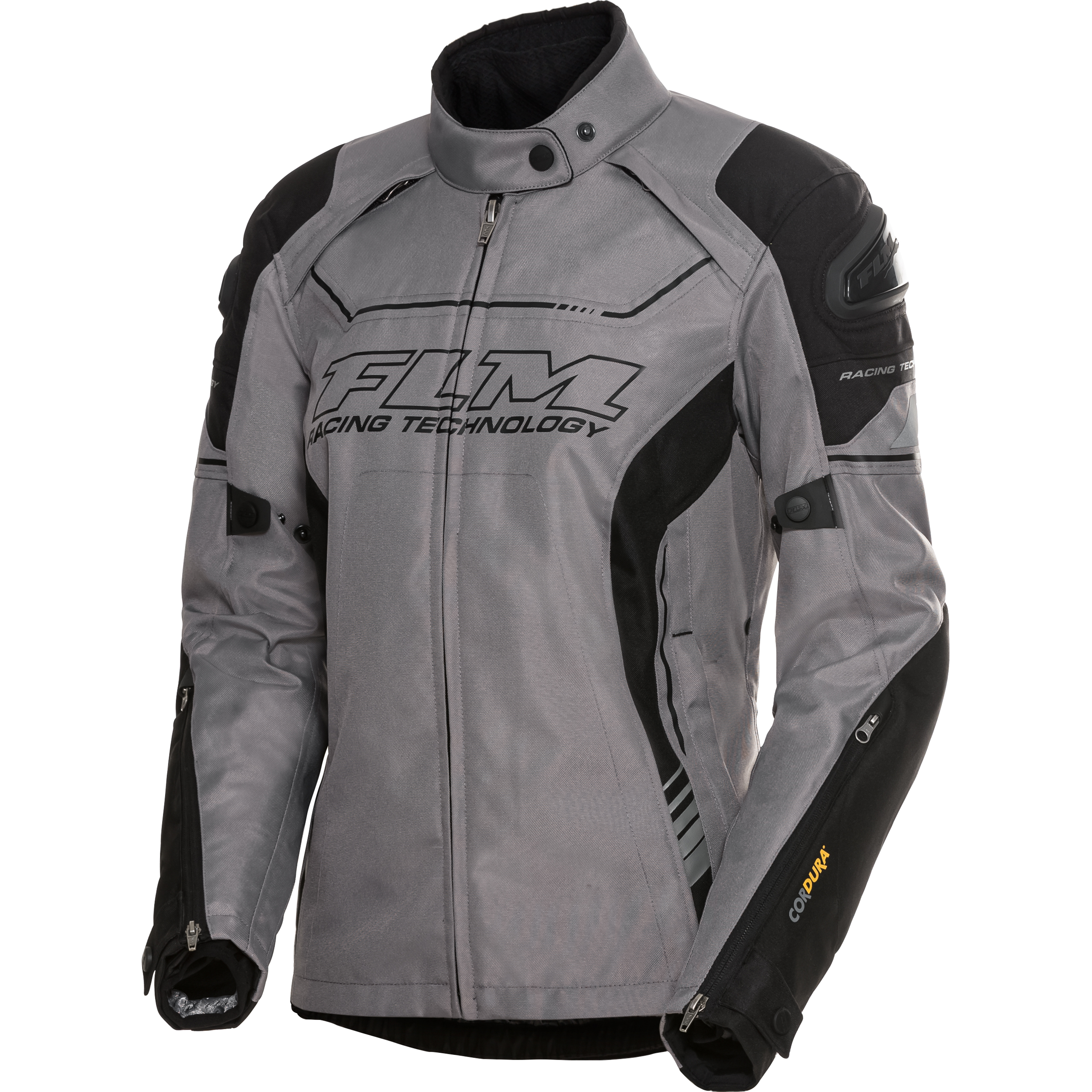 FLM Octane Damen Textiljacke grau S - Motorradbekleidung - Motorradjacken