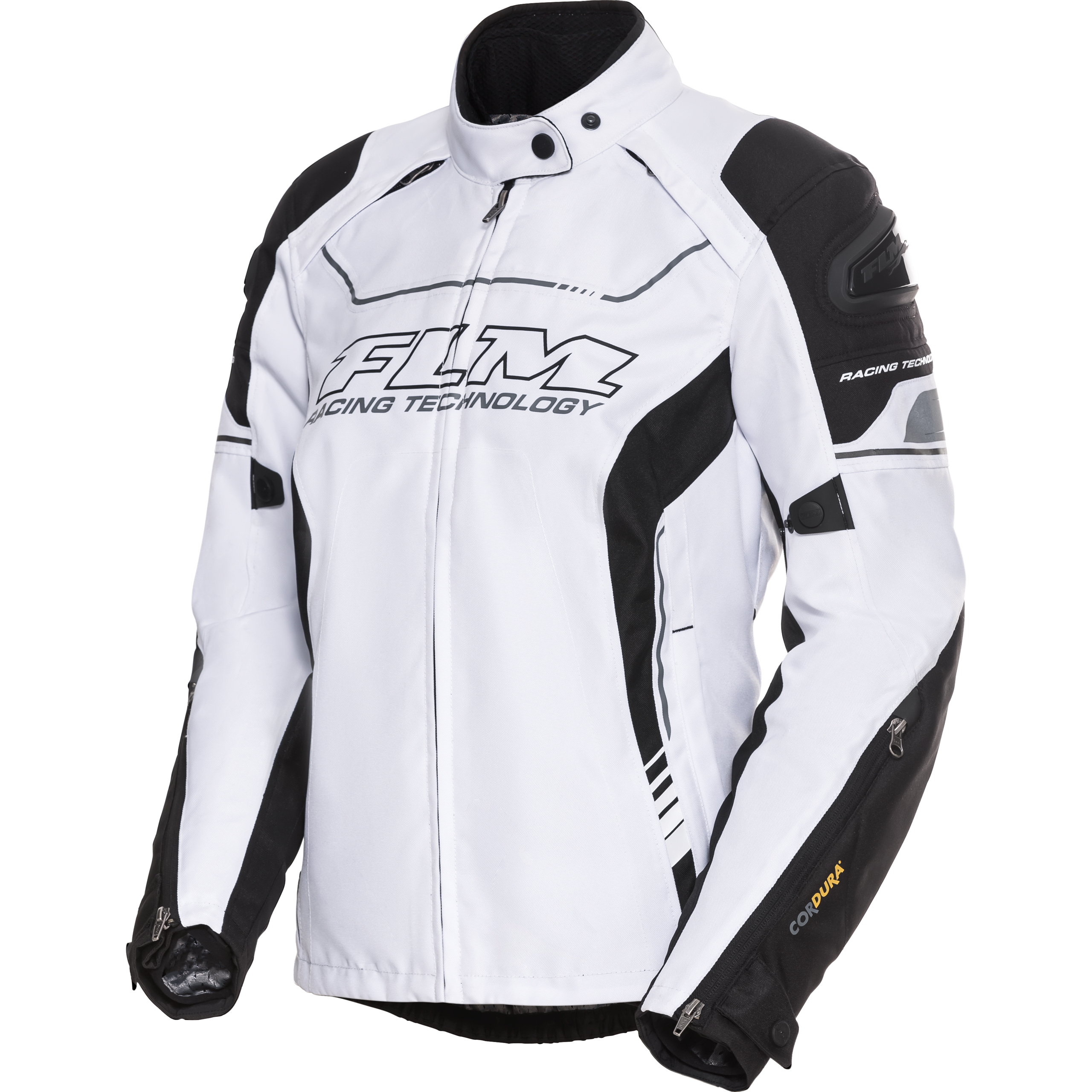 FLM Octane Damen Textiljacke weiß XL - Motorradbekleidung - Motorradjacken