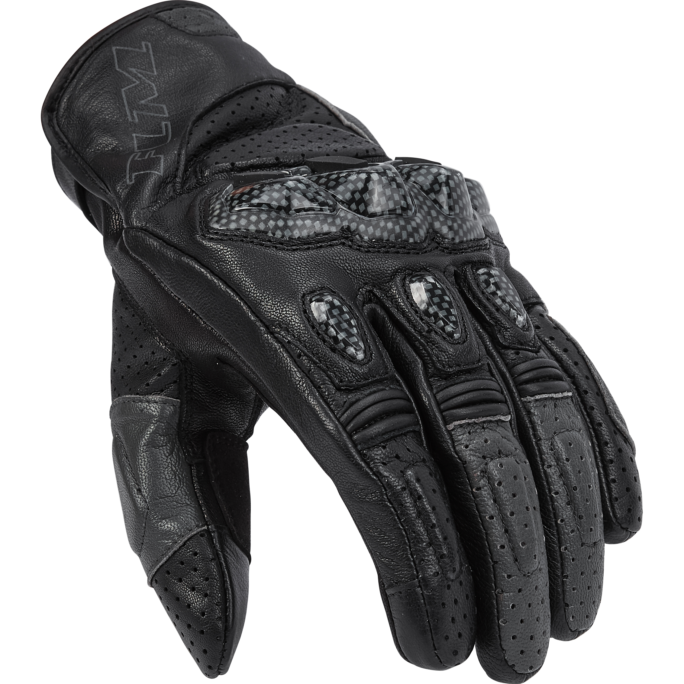 FLM Octane Lederhandschuh kurz schwarz 9 - Motorradbekleidung - Motorradhandschuhe
