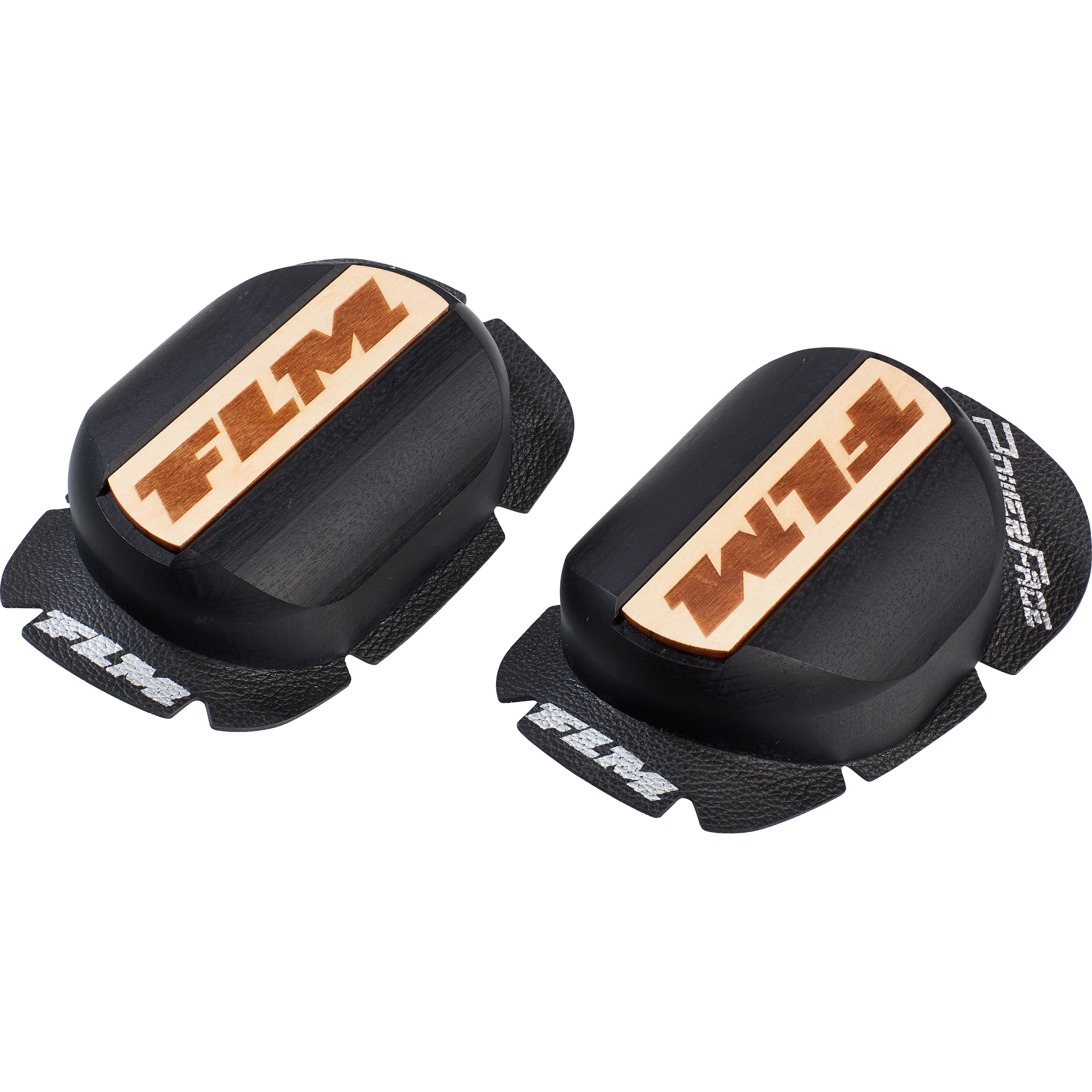 FLM Racing Holz Knieschleifer schwarz - Motorradbekleidung - Motorradkombis