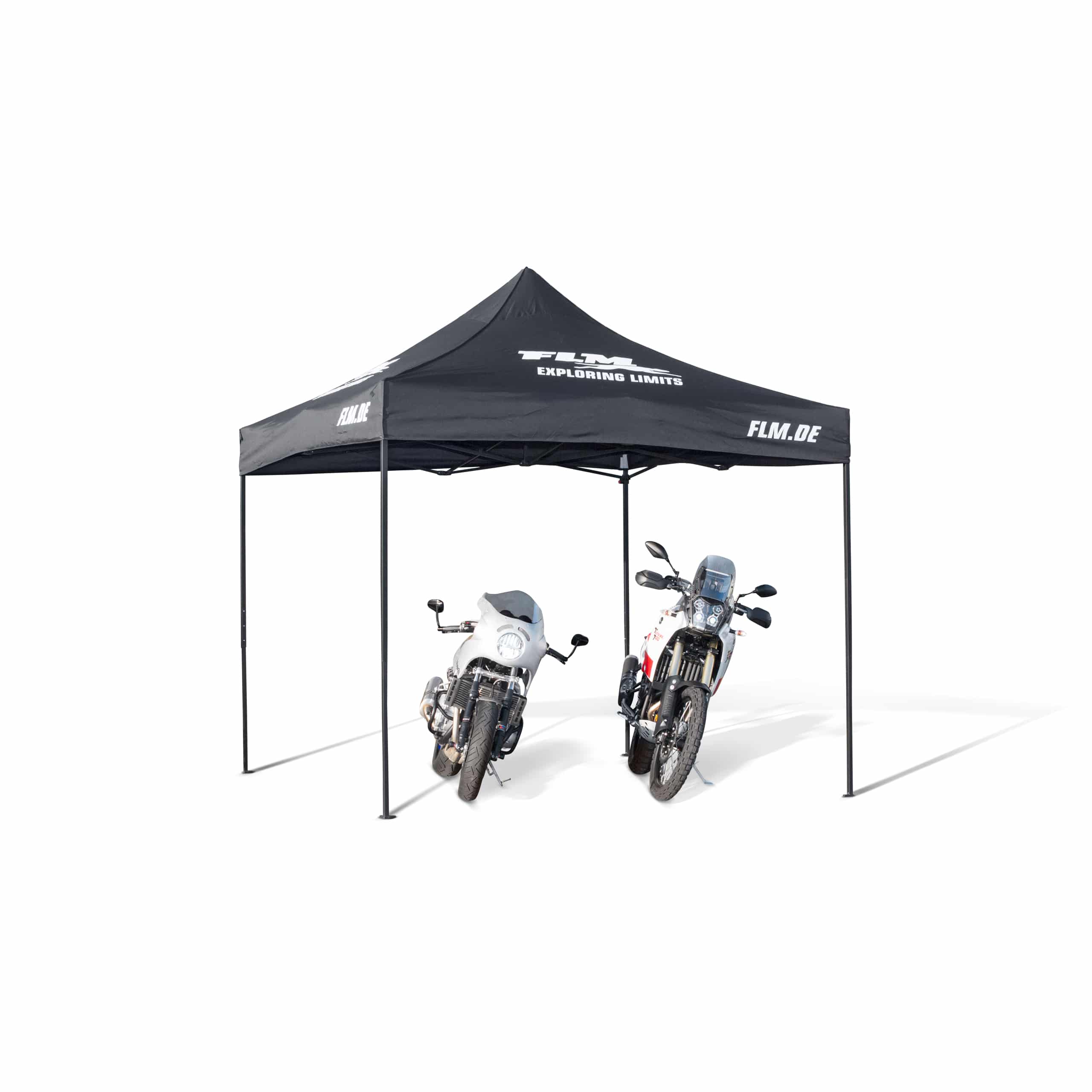 FLM Racing Zelt 3x3 m schwarz - Motorradzubehör - Reisen & Outdoor