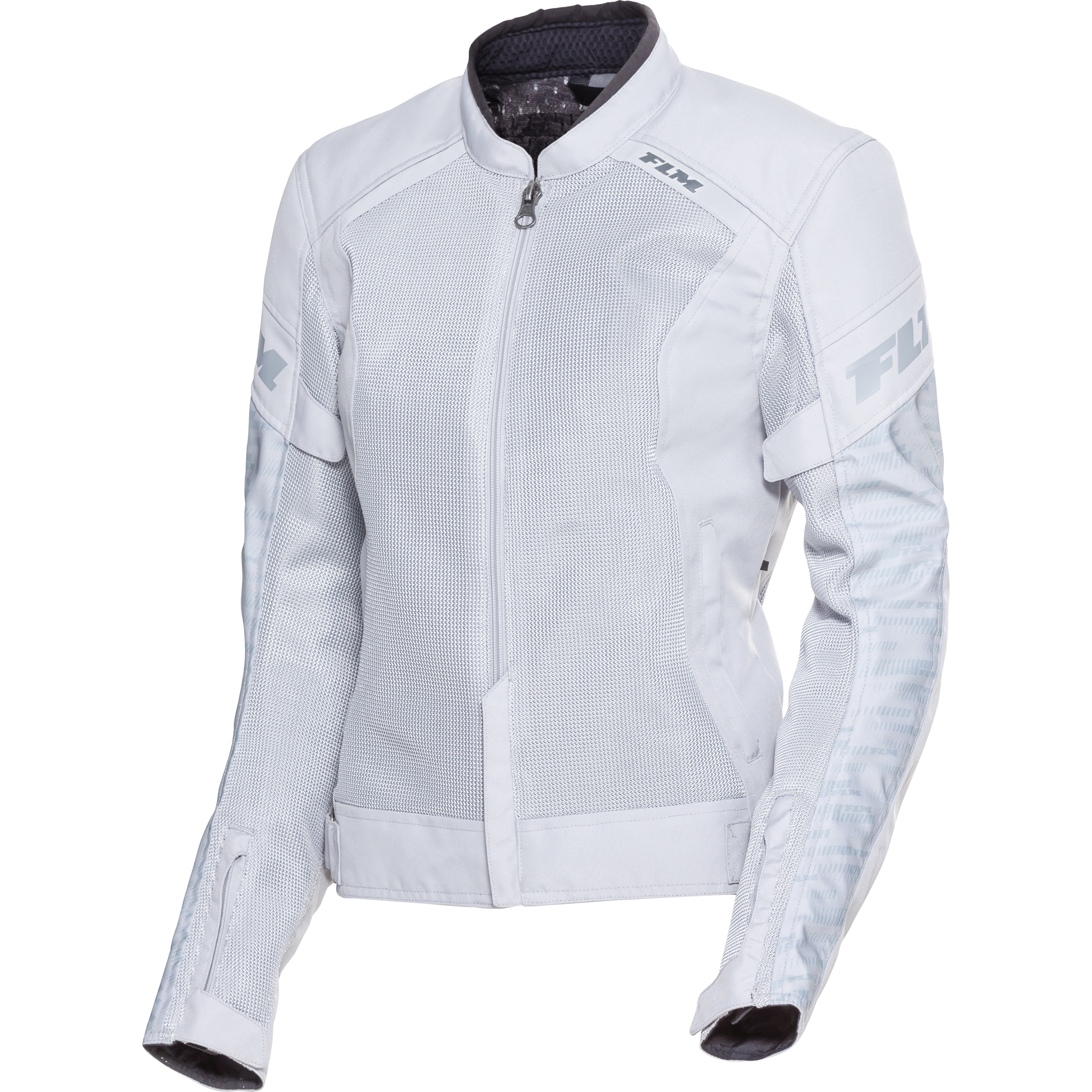 FLM Ram Air Damen Textiljacke grau L - Motorradbekleidung - Motorradjacken