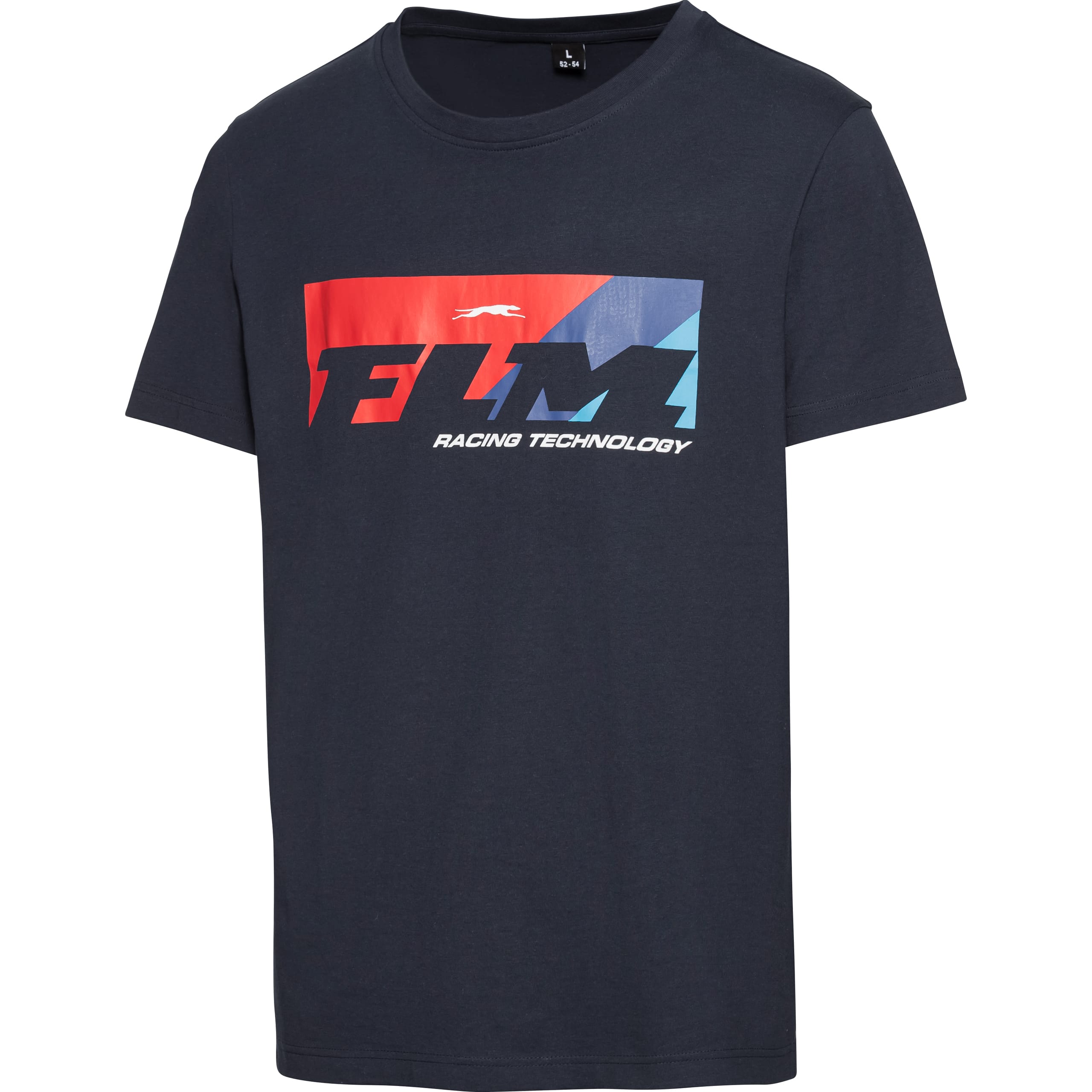 FLM T-Shirt Carl blau M - Motorradbekleidung - Freizeitbekleidung