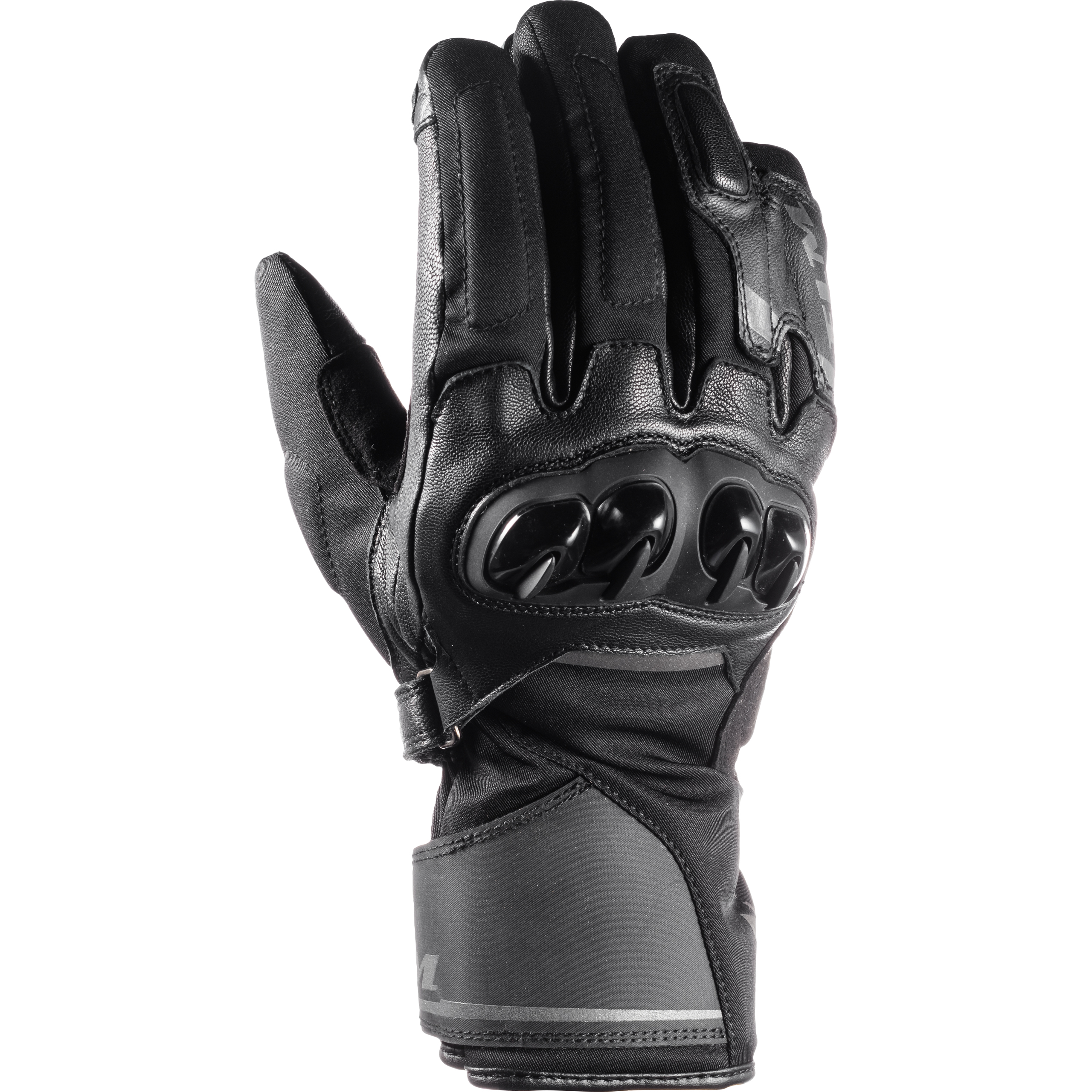 FLM Torque WP Damen Leder/Textilhandschuh lang schwarz 7 - Motorradbekleidung - Motorradhandschuhe
