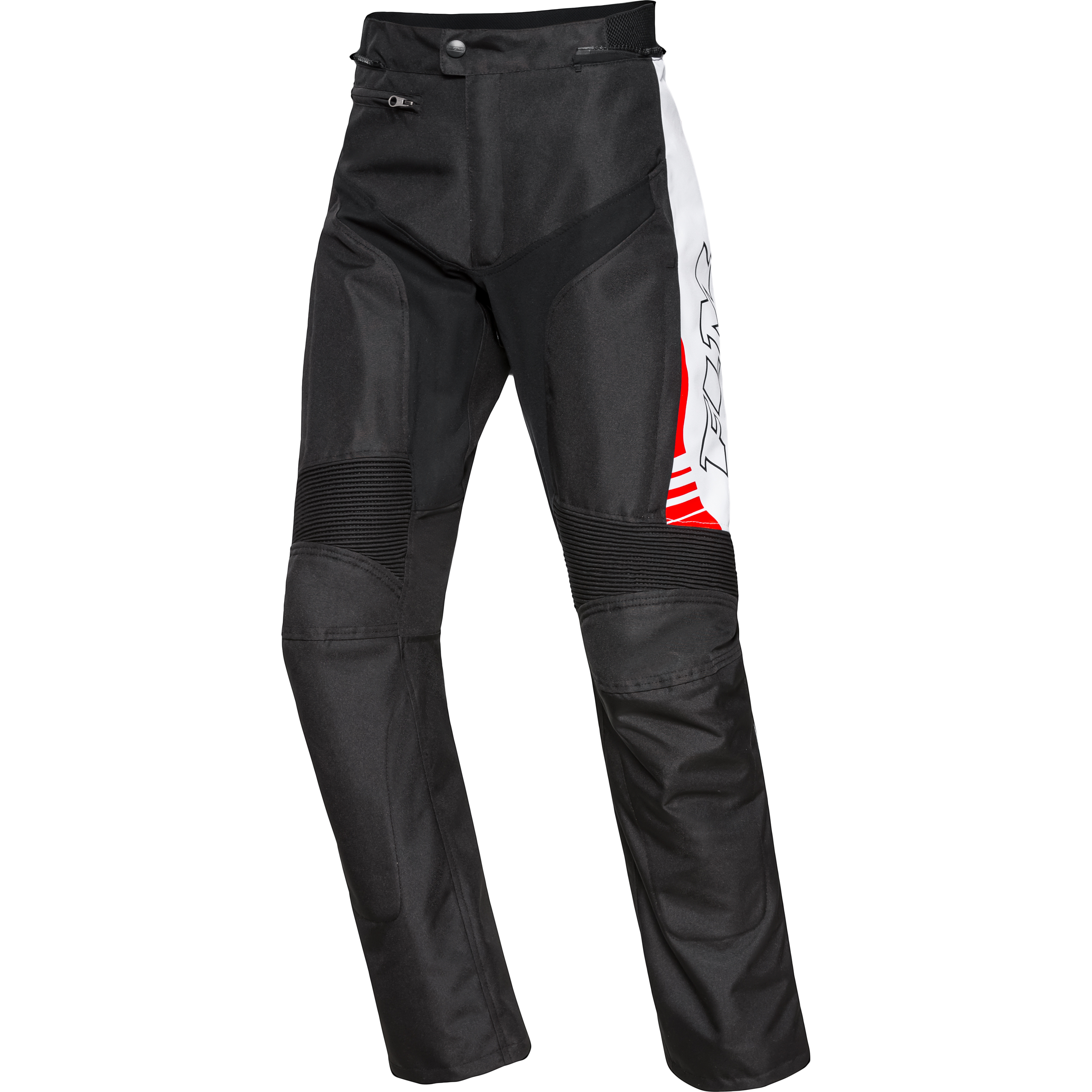 FLM Traction Damen Textilhose schwarz/weiß XS - Motorradbekleidung - Motorradhosen