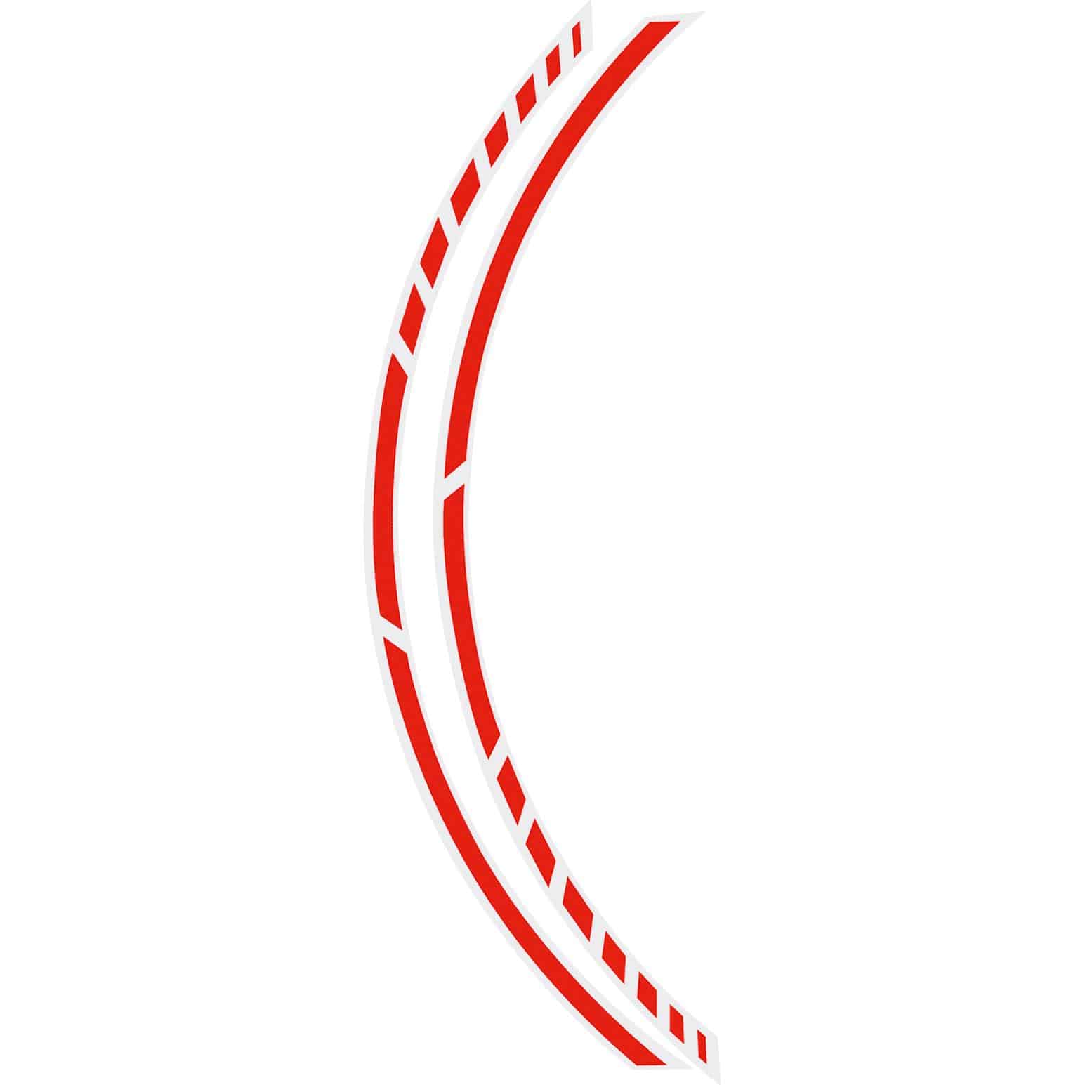 FOLIATEC Felgenzierstreifen Racing 7mm neon rot - Motorradteile & Ersatzteile - Reifen & Felgen