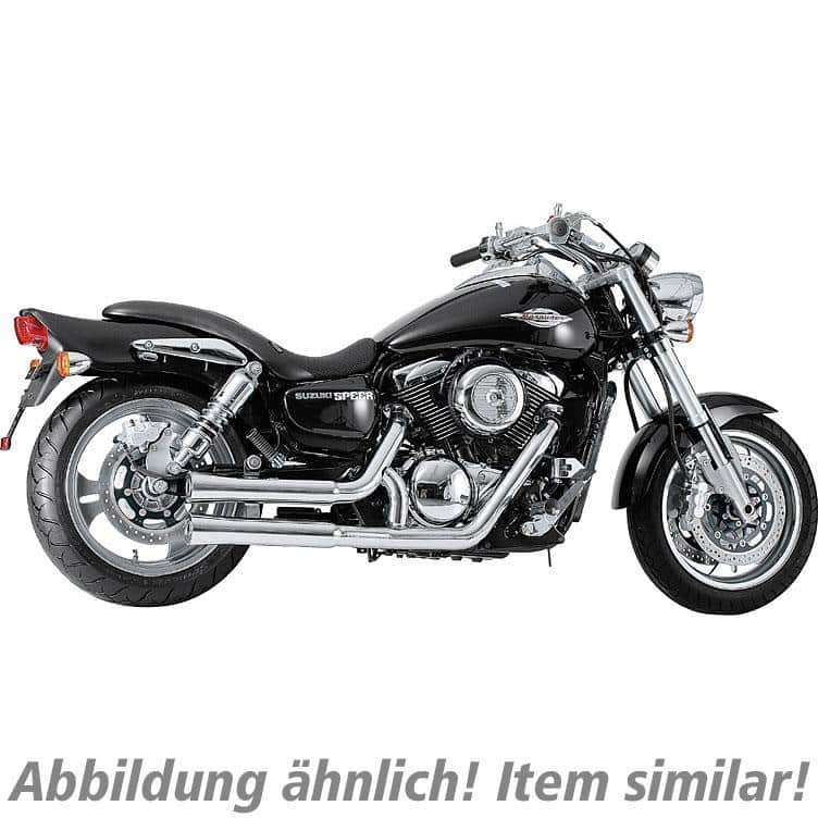 Falcon Double Groove Auspuff 2-2 Suzuki C/M/VL 800 Intruder poliert - Motorradteile & Ersatzteile - Auspuff
