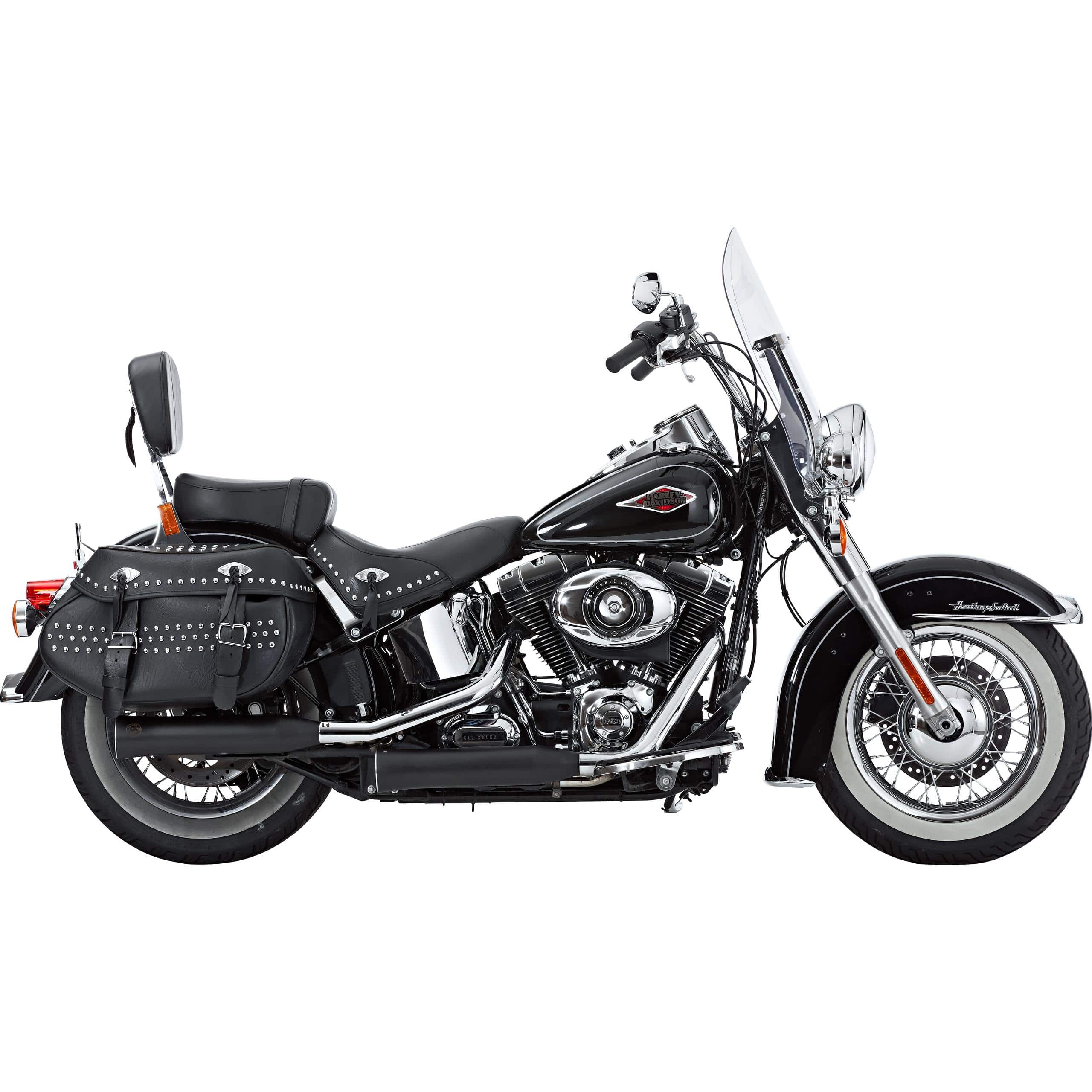 Falcon Double Groove Auspuff ED Harley FLSTC