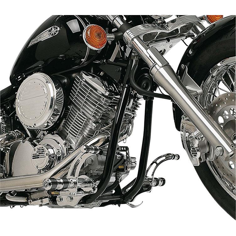 Falcon Round Style Fußrastenanlage +7cm für XVS 1100 Drag Star /Cla - Motorradteile & Ersatzteile - Fußrasten & Hebel