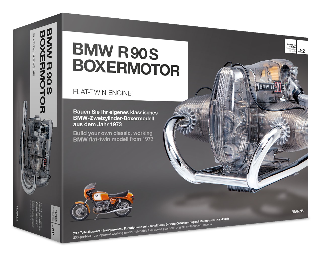 Franzis BMW R 90 S Boxermotor - Motorradzubehör - Geschenkideen