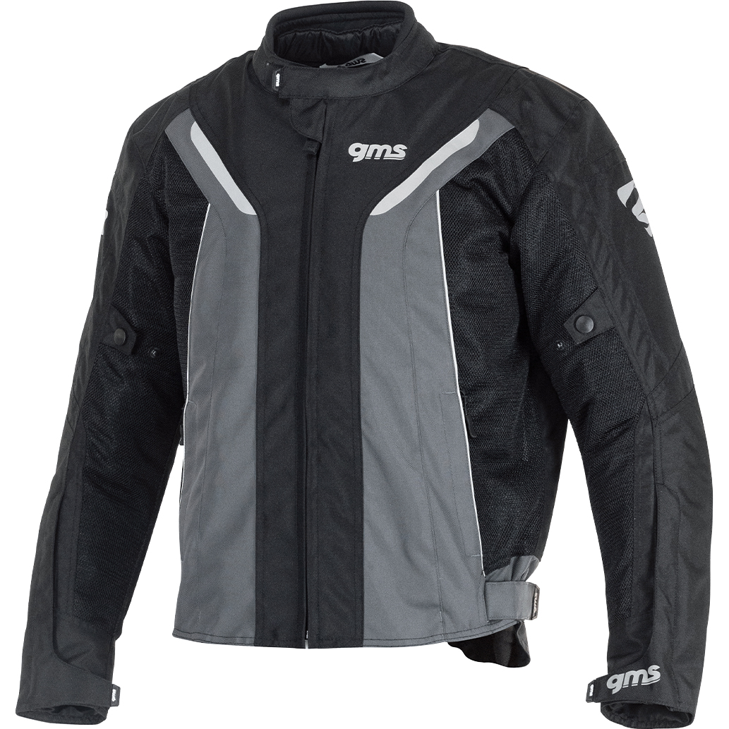 GMS Ventura Textiljacke schwarz/grau XXL - Motorradbekleidung - Motorradjacken