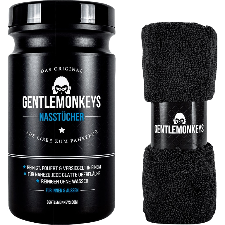 GentleMonkeys Reinigungstücher 45er Set - Motorradzubehör - Reinigung & Pflege