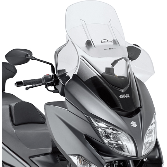 Givi Airflow Scheibe AF3115G für Suzuki Burgman 400 2017- - Motorradteile & Ersatzteile - Anbauteile